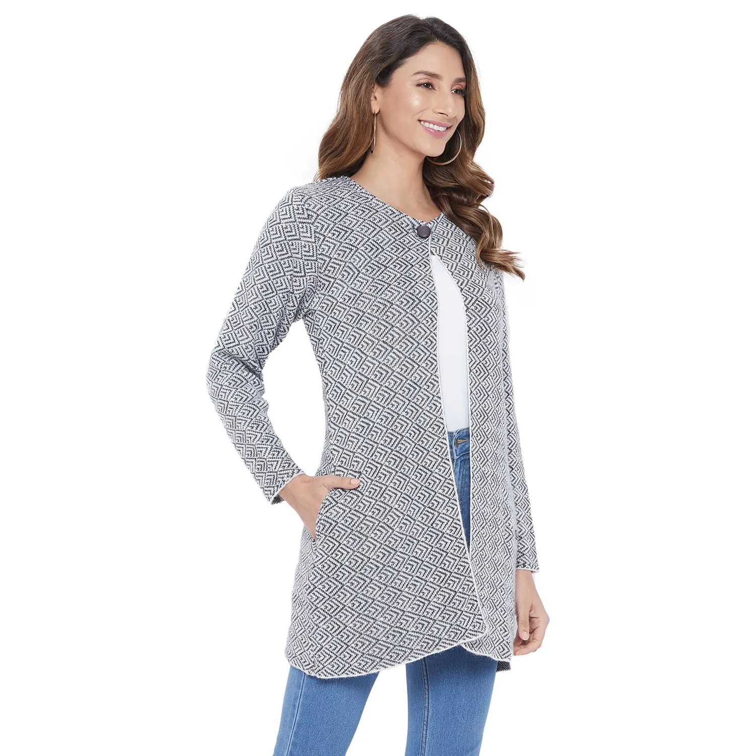 Duke Stardust Women Full Sleeve Shrug (SDS948)