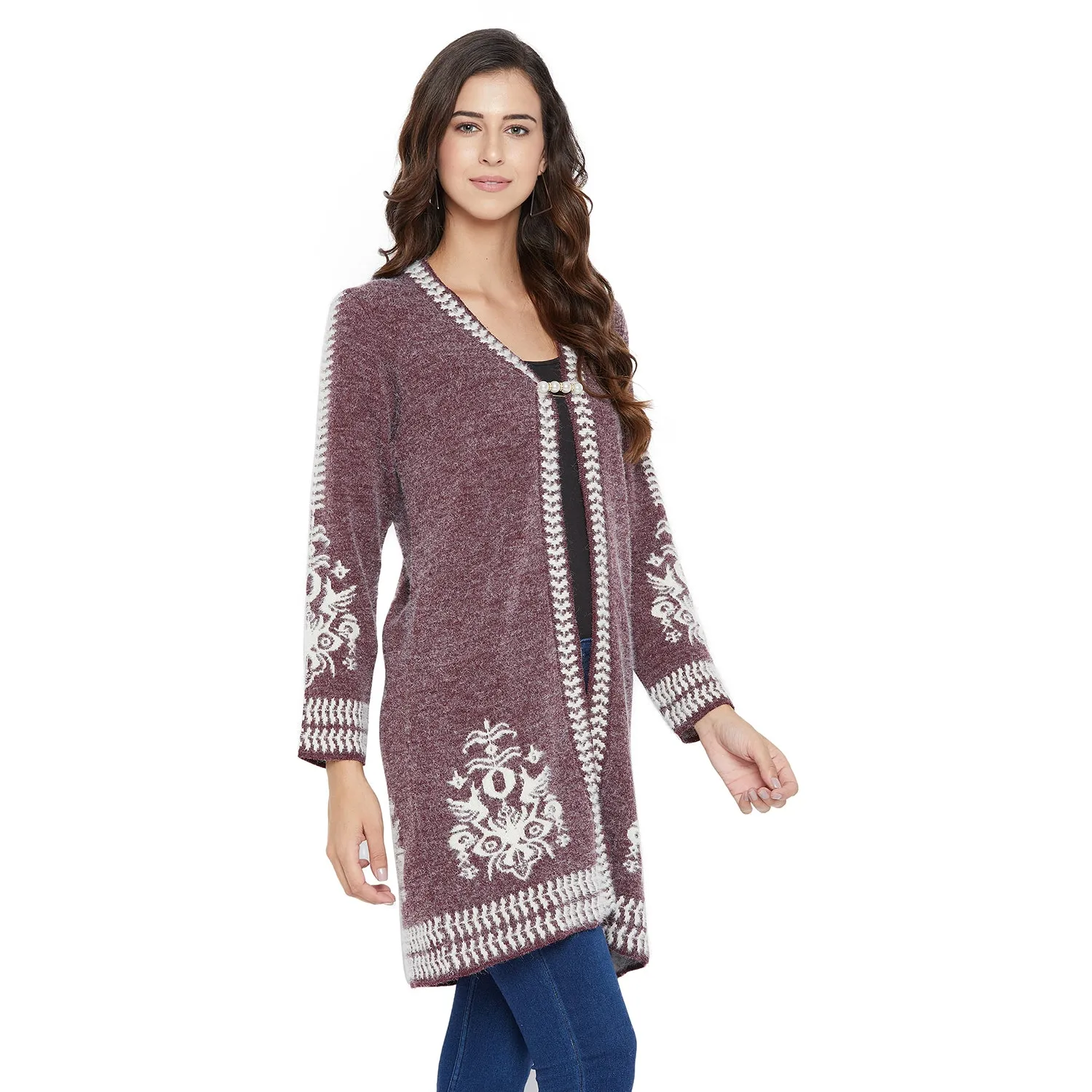 Duke Stardust Women Full Sleeve Shrug (SDS960)