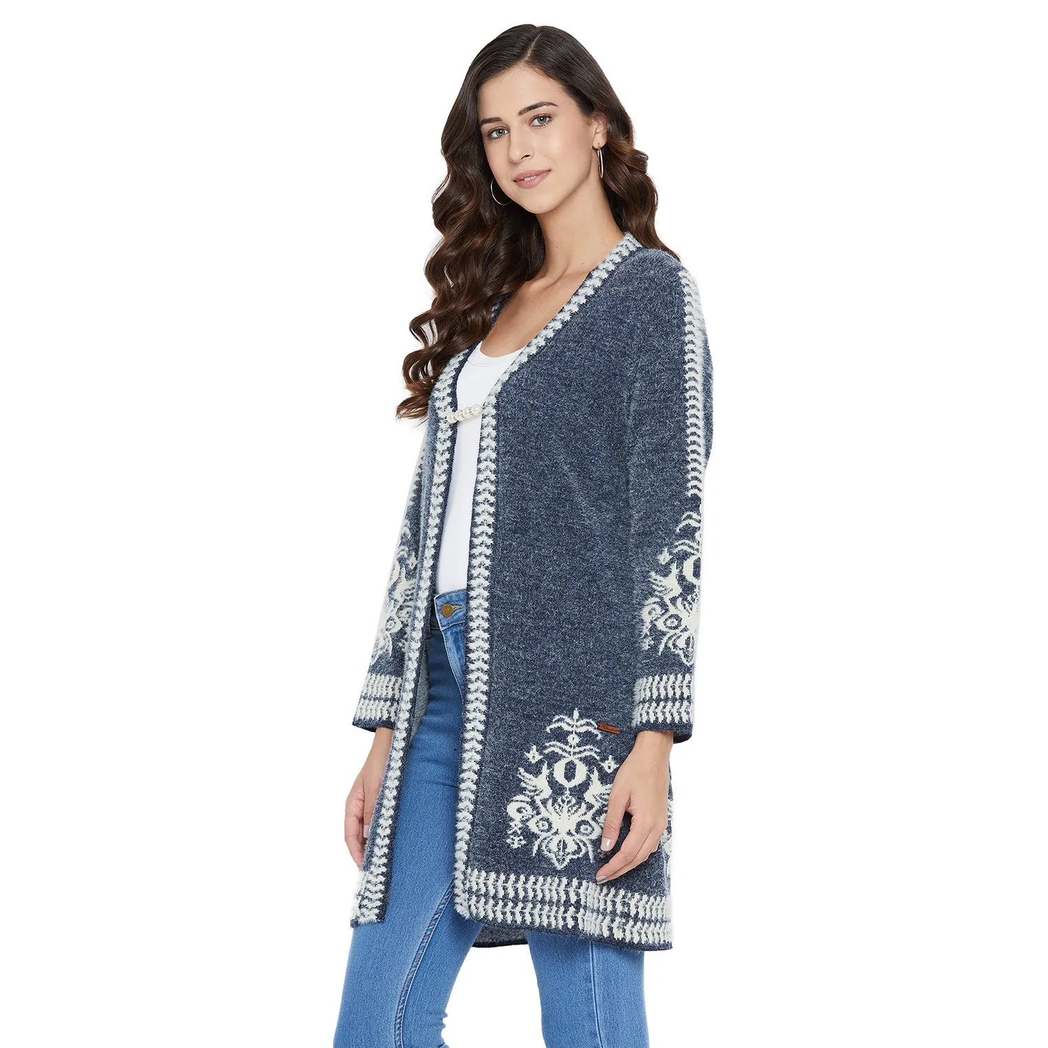 Duke Stardust Women Full Sleeve Shrug (SDS960)