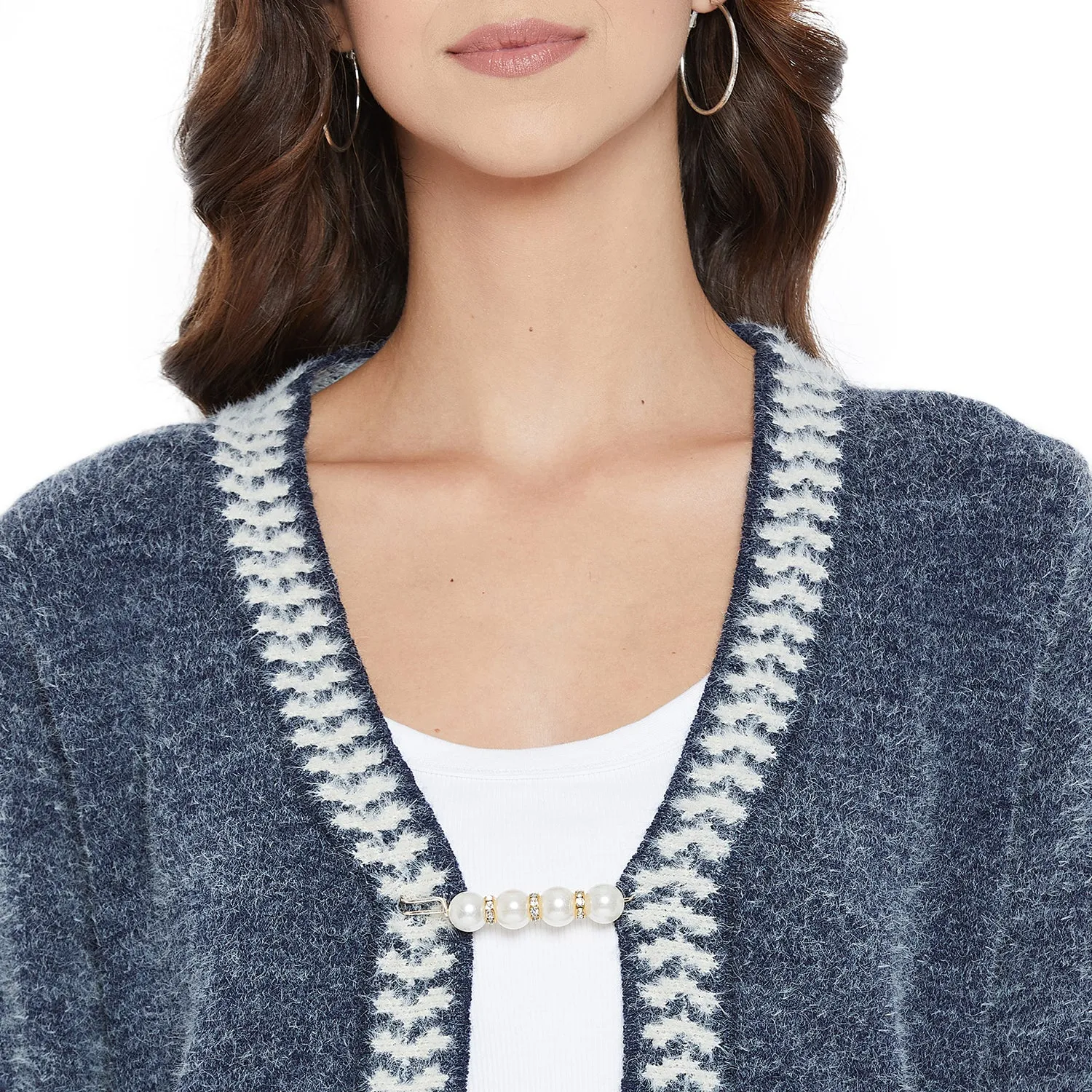 Duke Stardust Women Full Sleeve Shrug (SDS960)