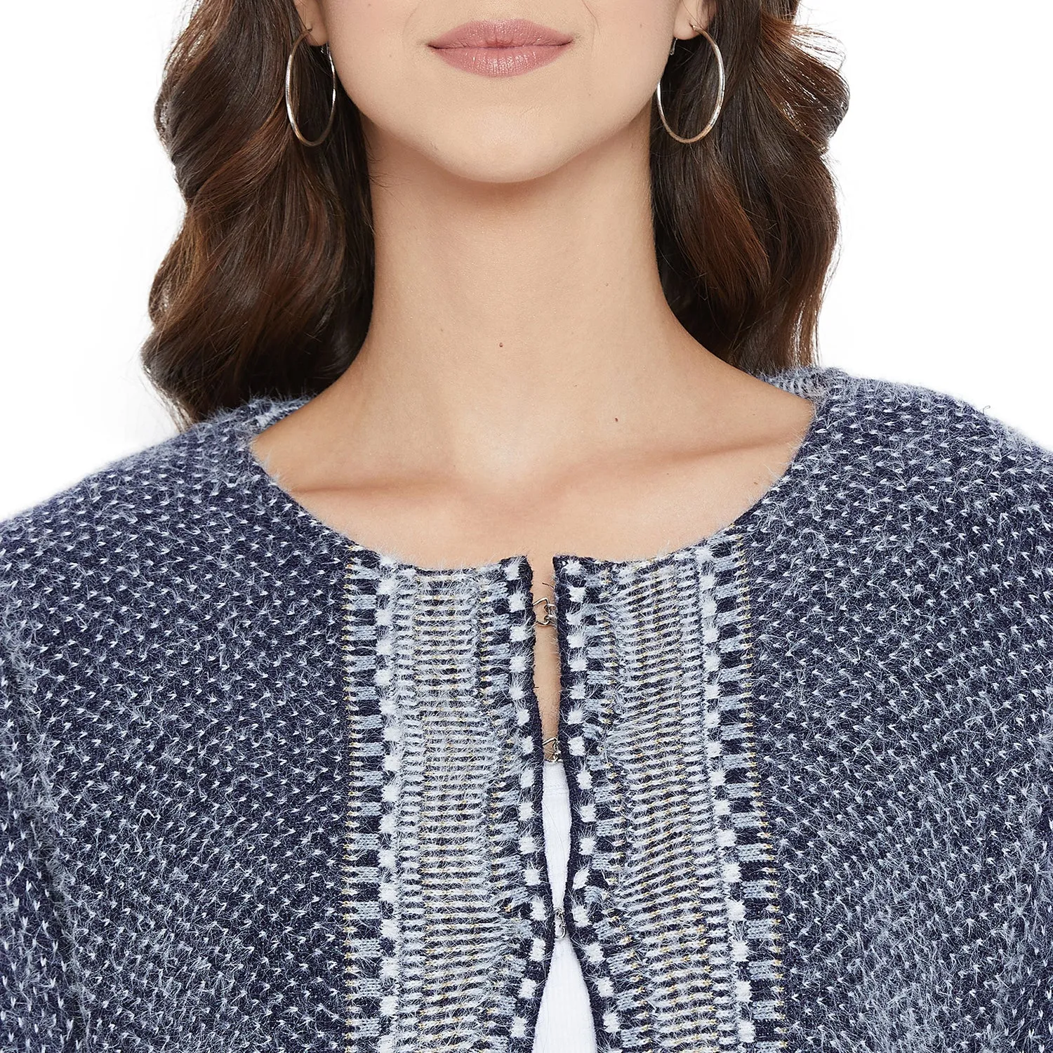 Duke Stardust Women Full Sleeve Shrug (SDS975)