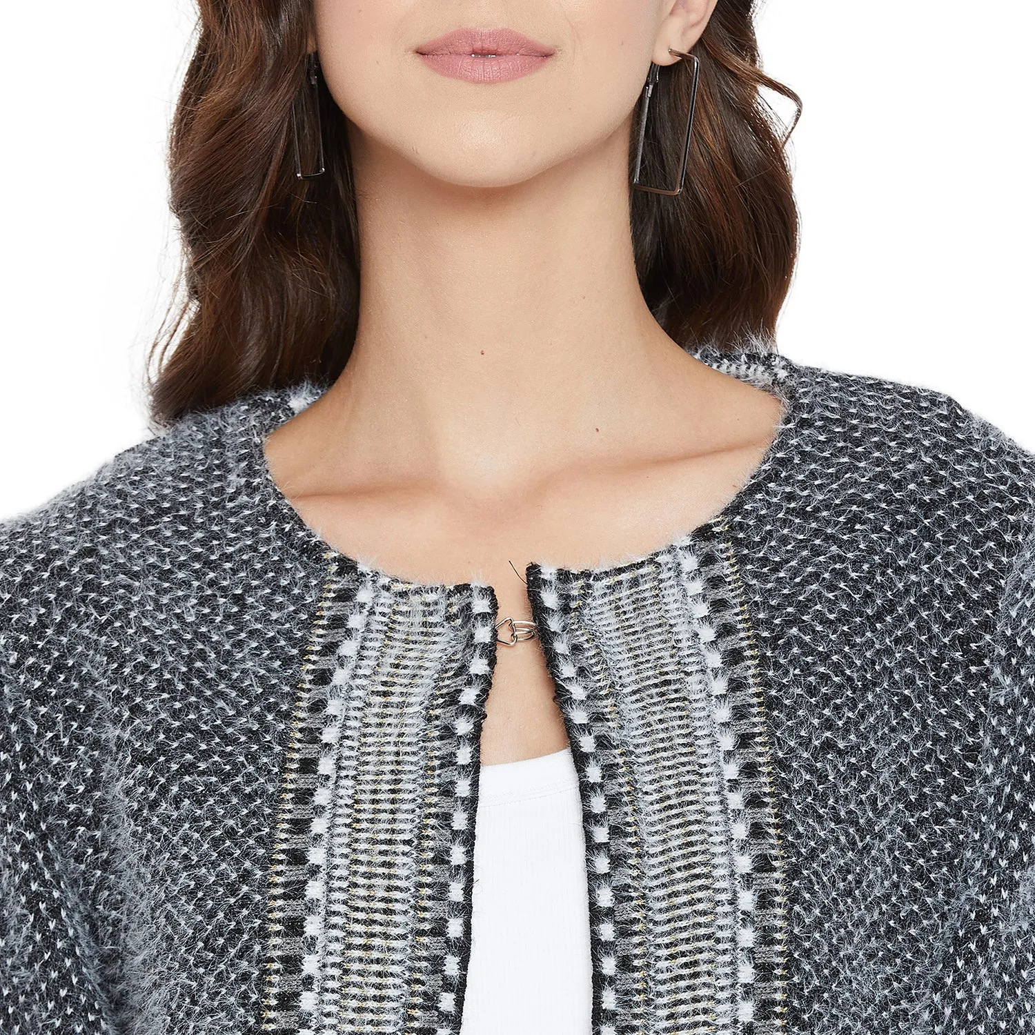 Duke Stardust Women Full Sleeve Shrug (SDS975)