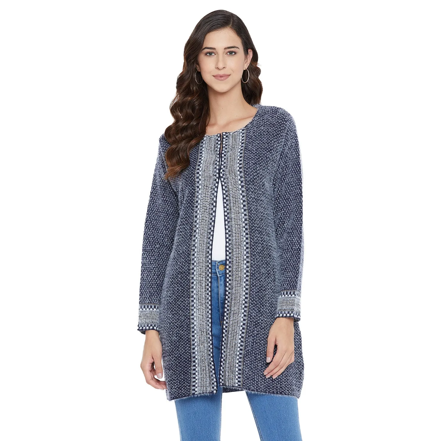 Duke Stardust Women Full Sleeve Shrug (SDS975)