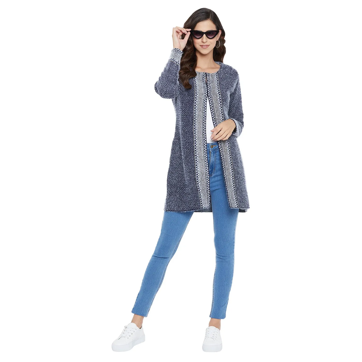 Duke Stardust Women Full Sleeve Shrug (SDS975)