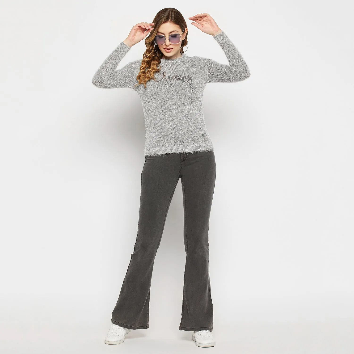 Duke Stardust Women Full Sleeve Sweater (SDS1012)