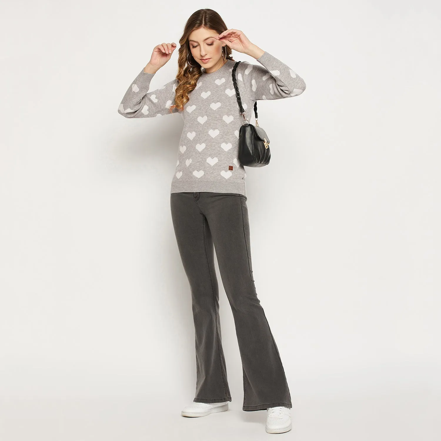 Duke Stardust Women Full Sleeve Sweater (SDS921)