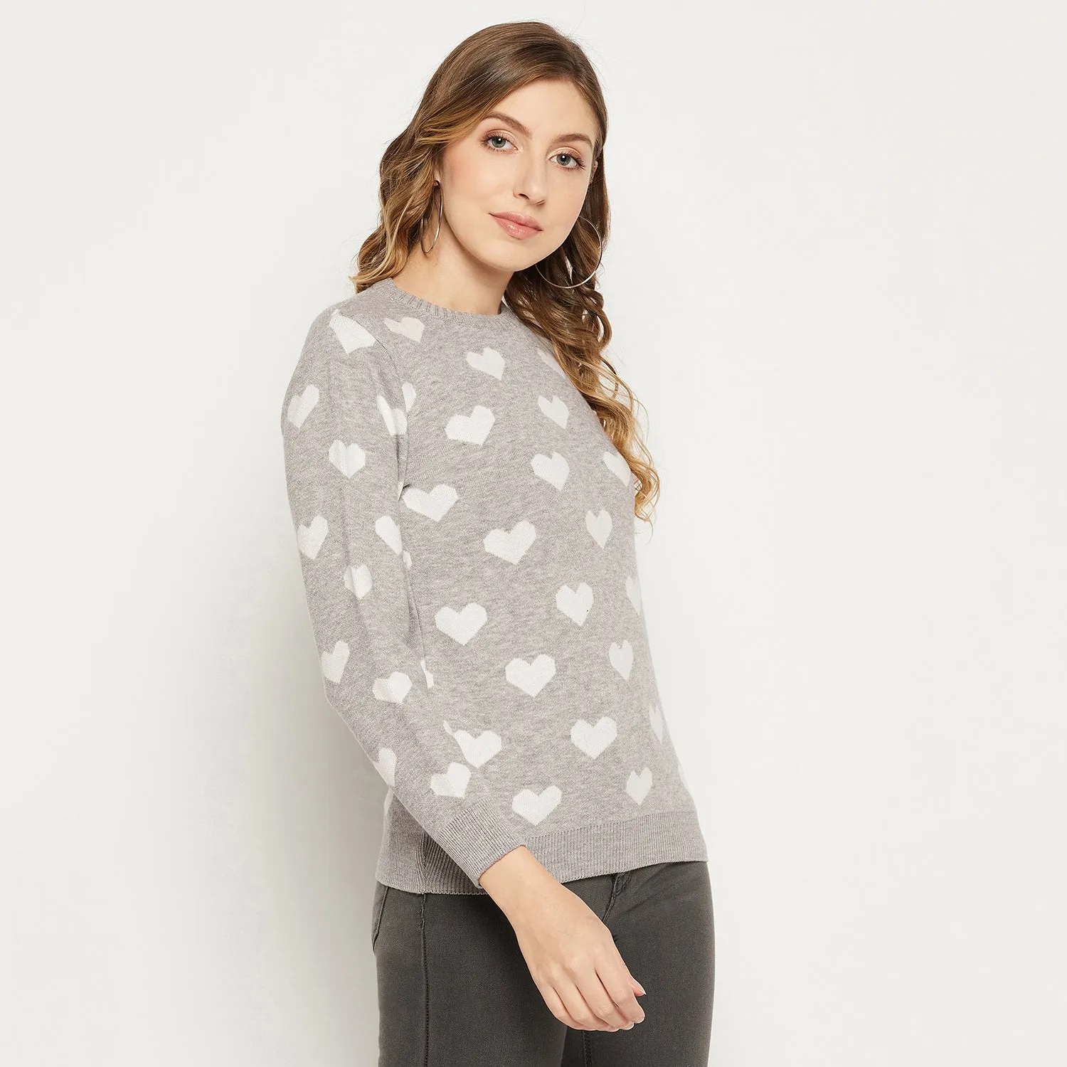 Duke Stardust Women Full Sleeve Sweater (SDS921)