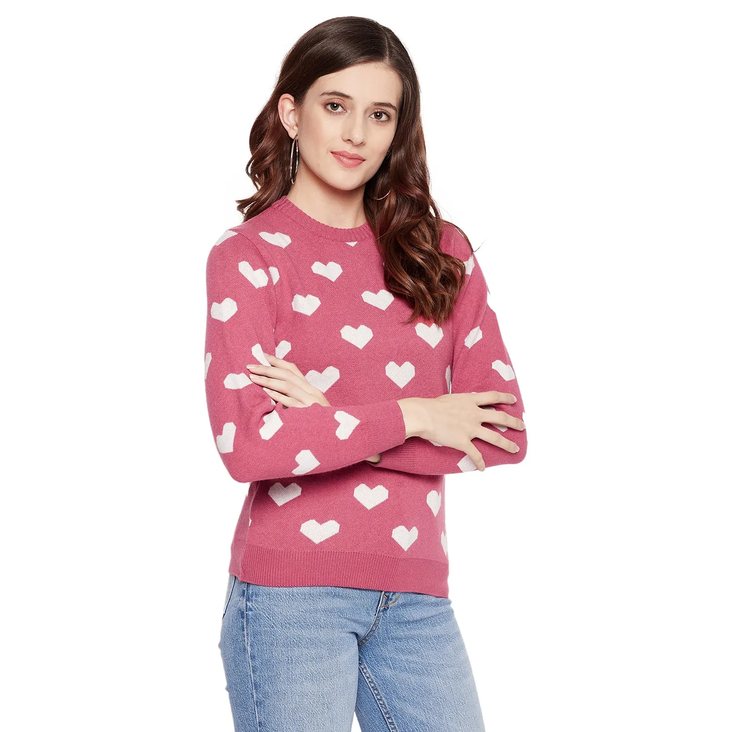 Duke Stardust Women Full Sleeve Sweater (SDS921)
