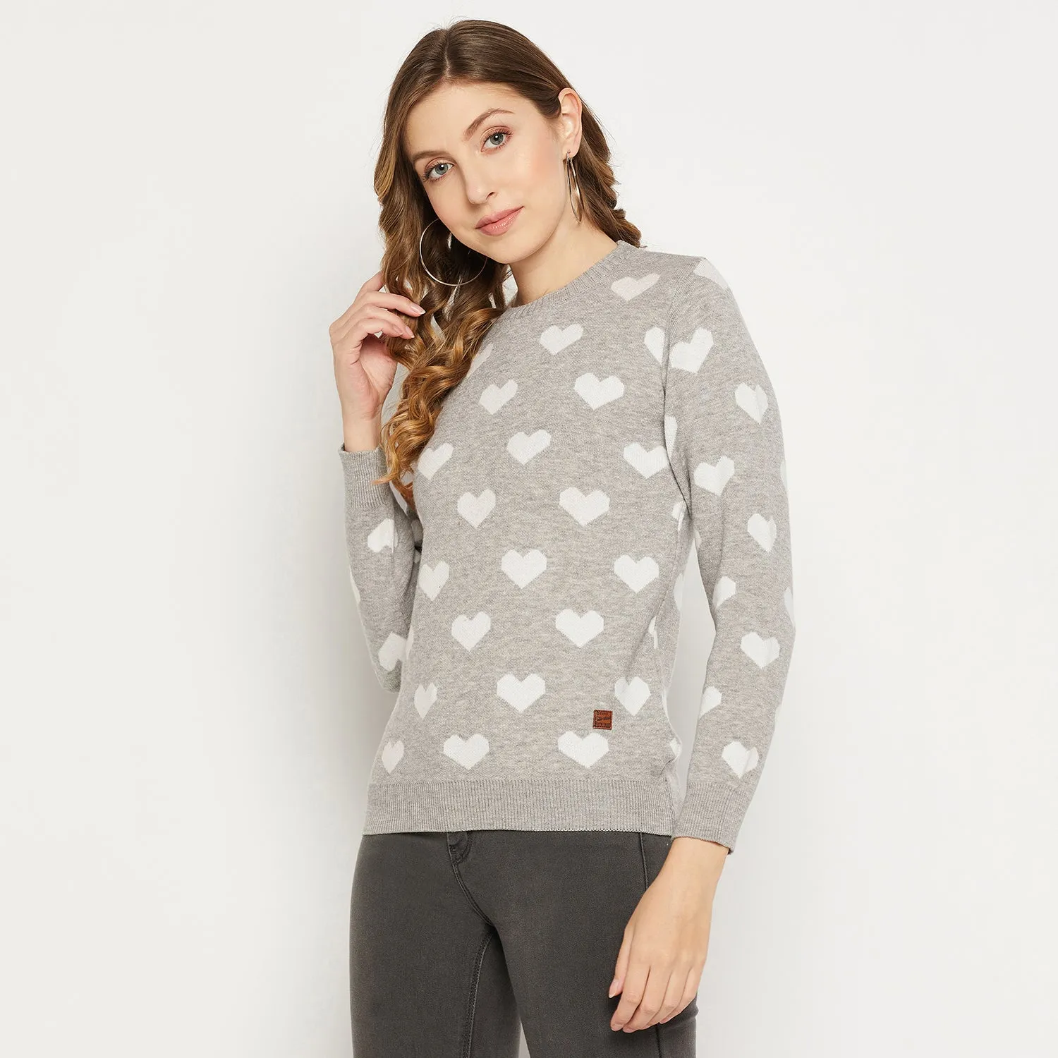 Duke Stardust Women Full Sleeve Sweater (SDS921)