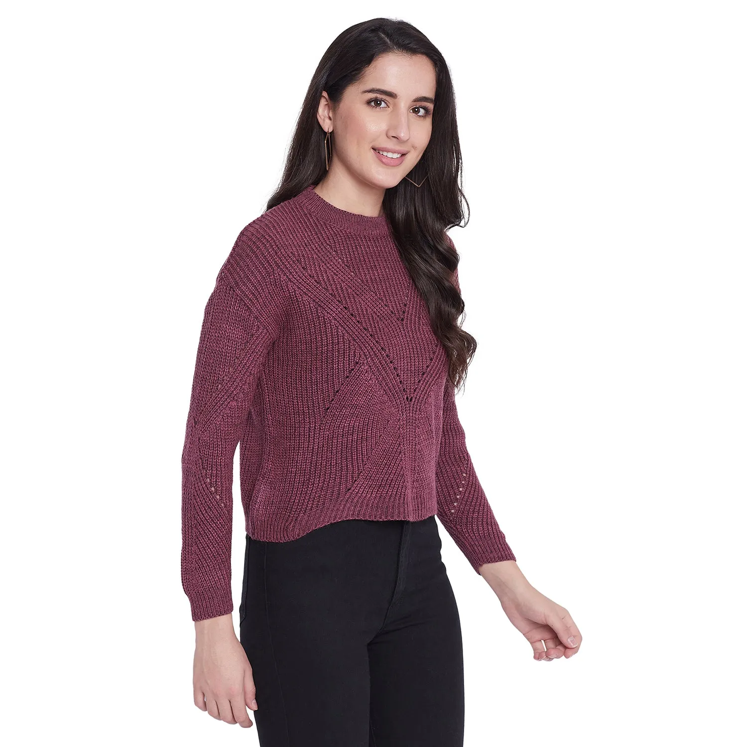 Duke Stardust Women Full Sleeve Sweater (SDS925)