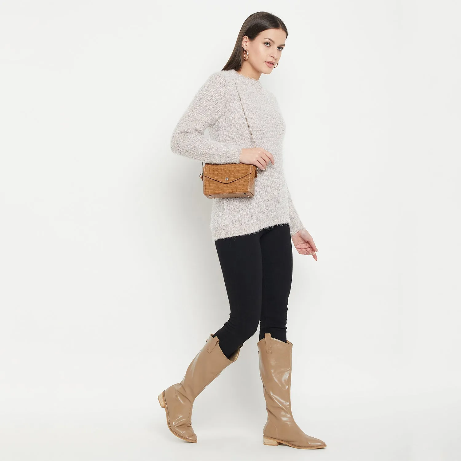 Duke Stardust Women Full Sleeve Sweater (SDS926)