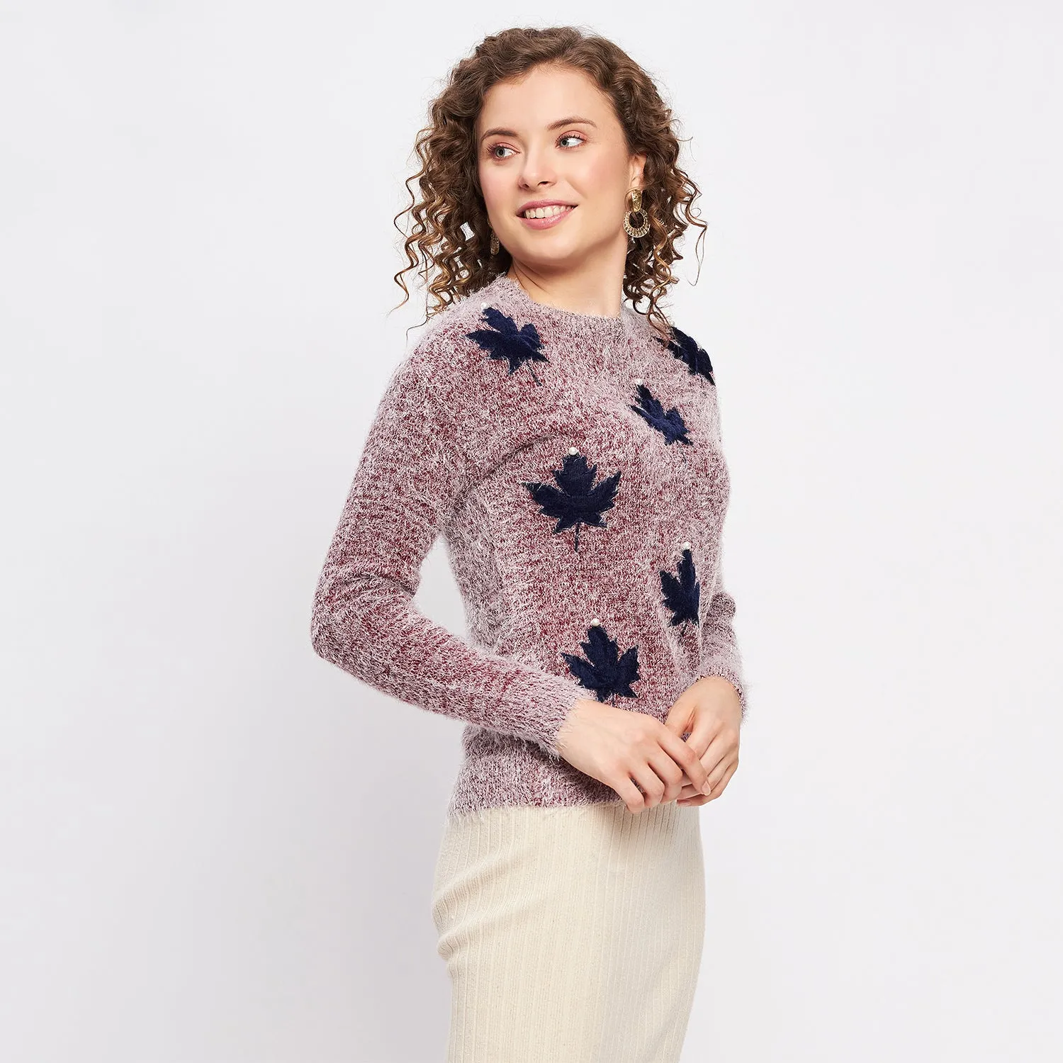 Duke Stardust Women Full Sleeve Sweater (SDS928)