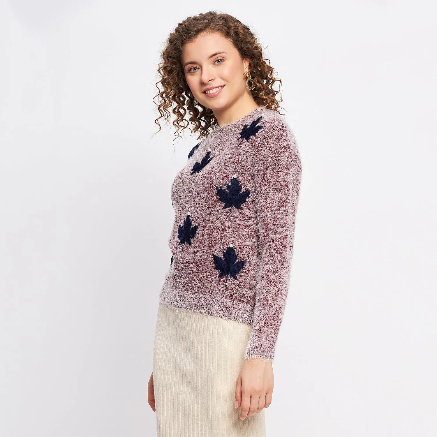 Duke Stardust Women Full Sleeve Sweater (SDS928)