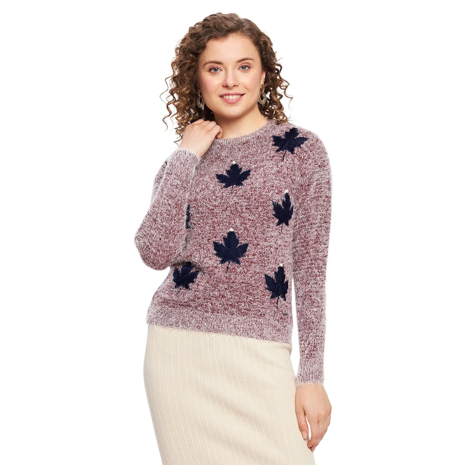 Duke Stardust Women Full Sleeve Sweater (SDS928)