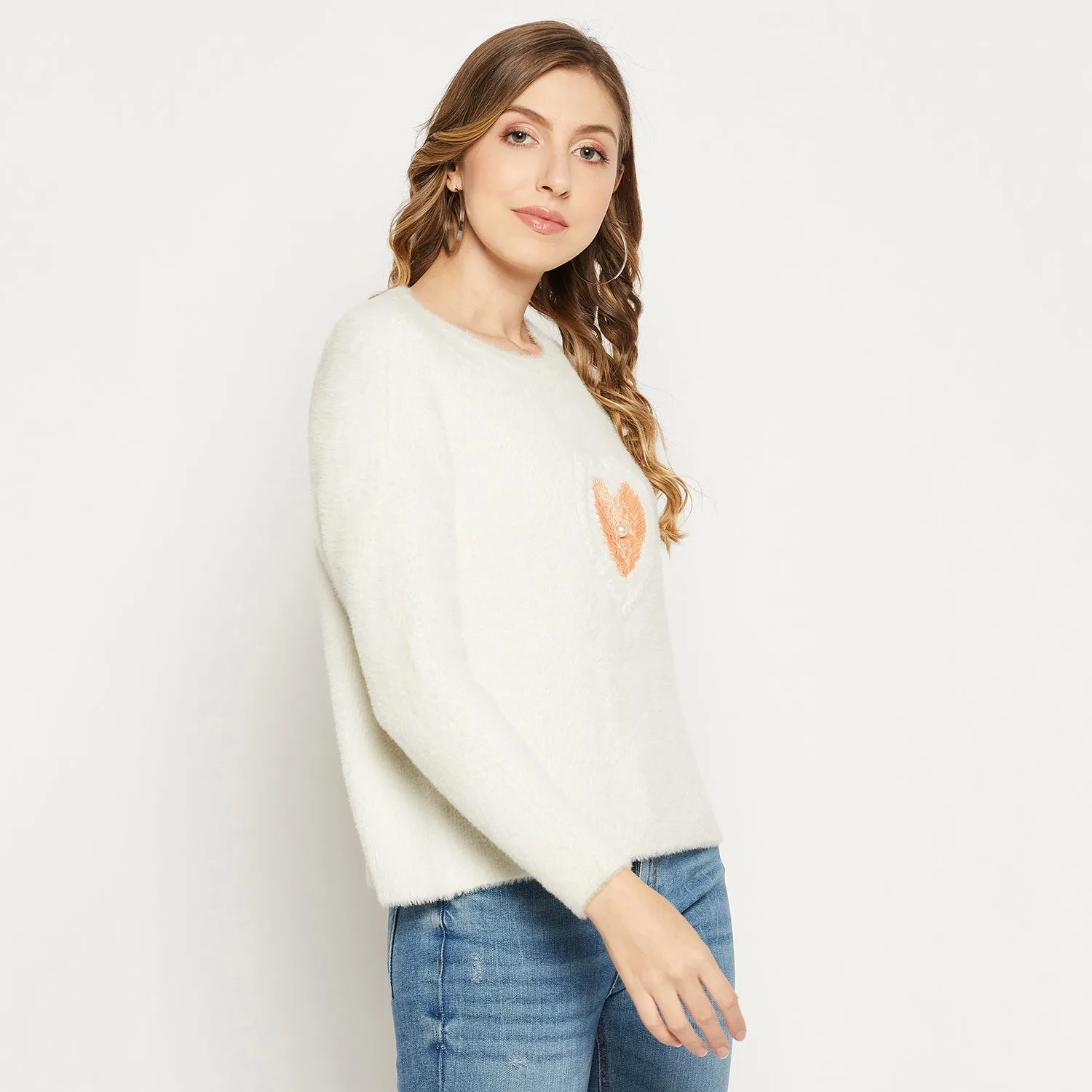 Duke Stardust Women Full Sleeve Sweater (SDS935)