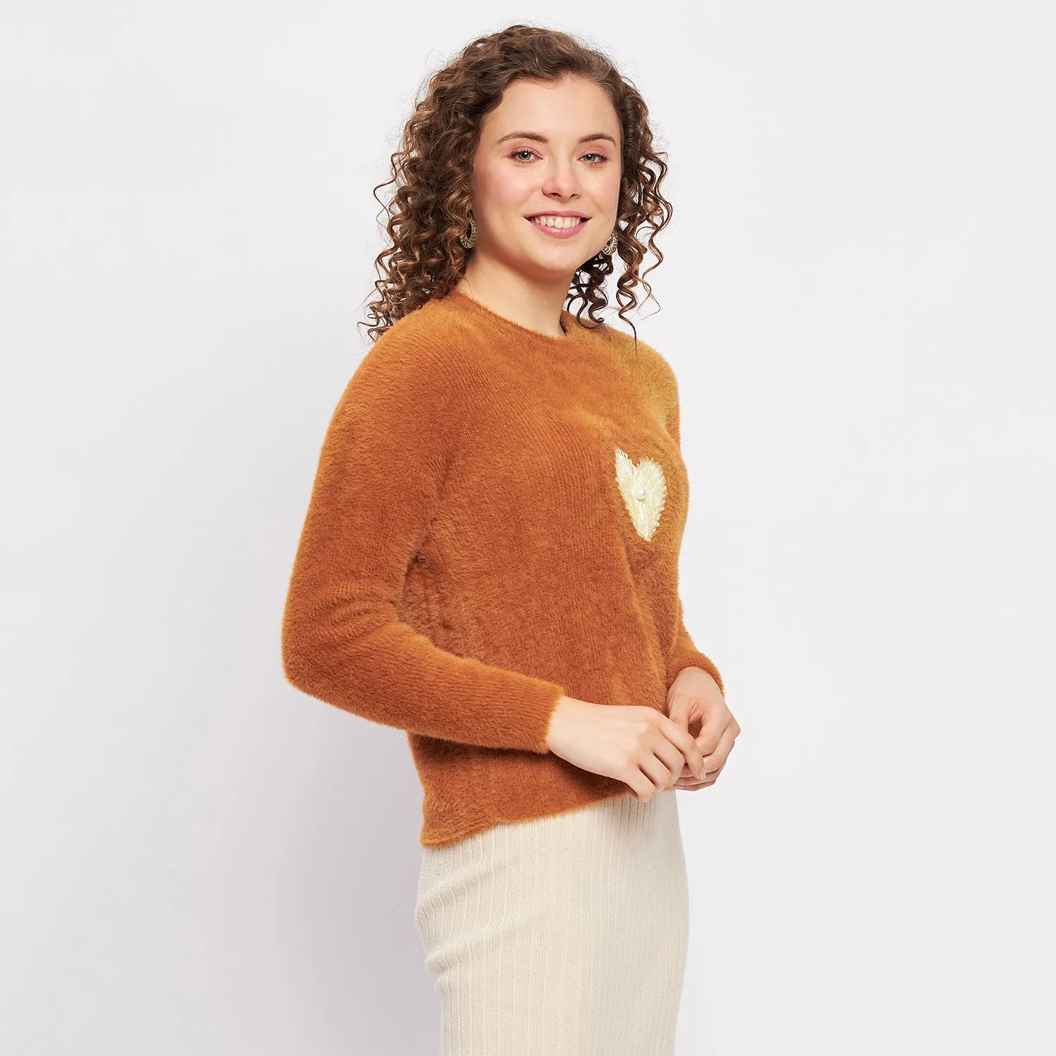 Duke Stardust Women Full Sleeve Sweater (SDS935)