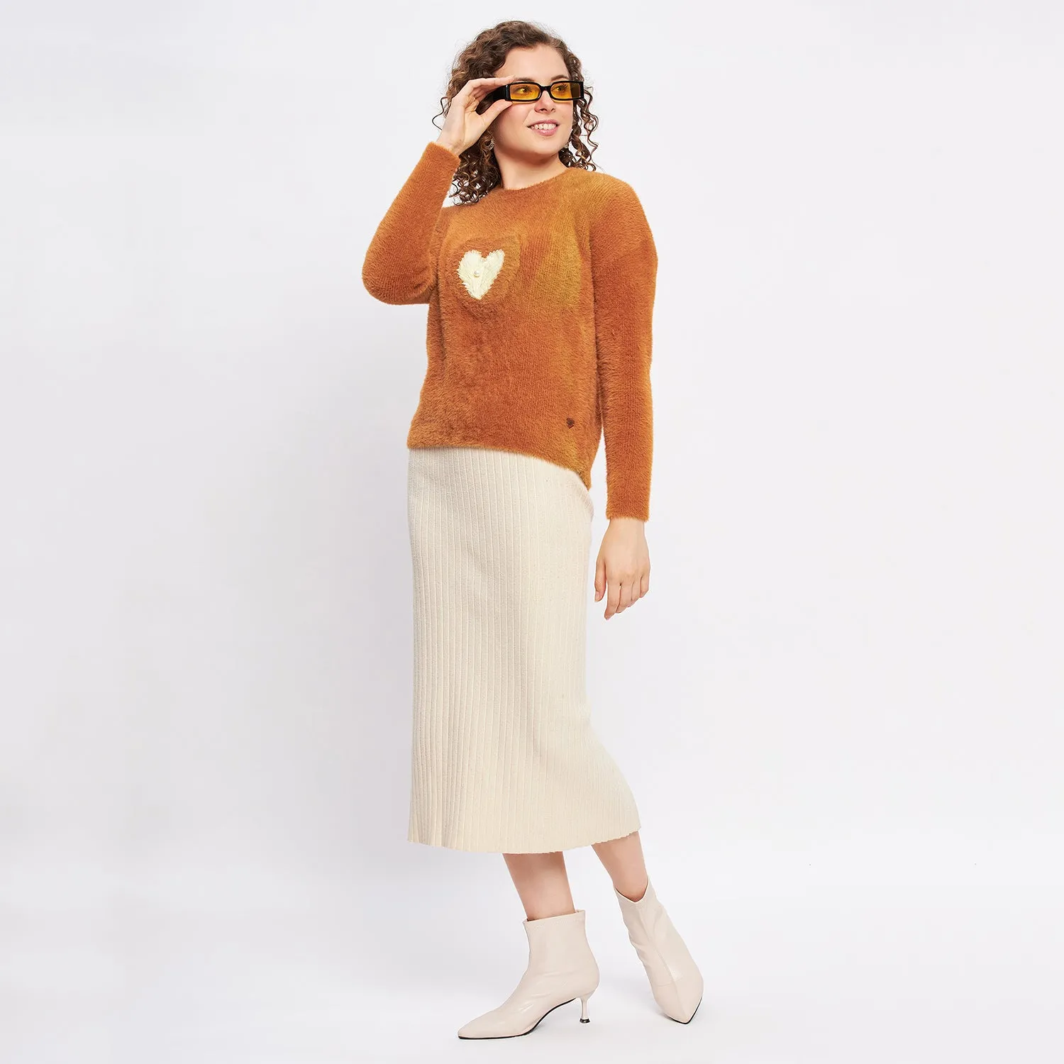Duke Stardust Women Full Sleeve Sweater (SDS935)