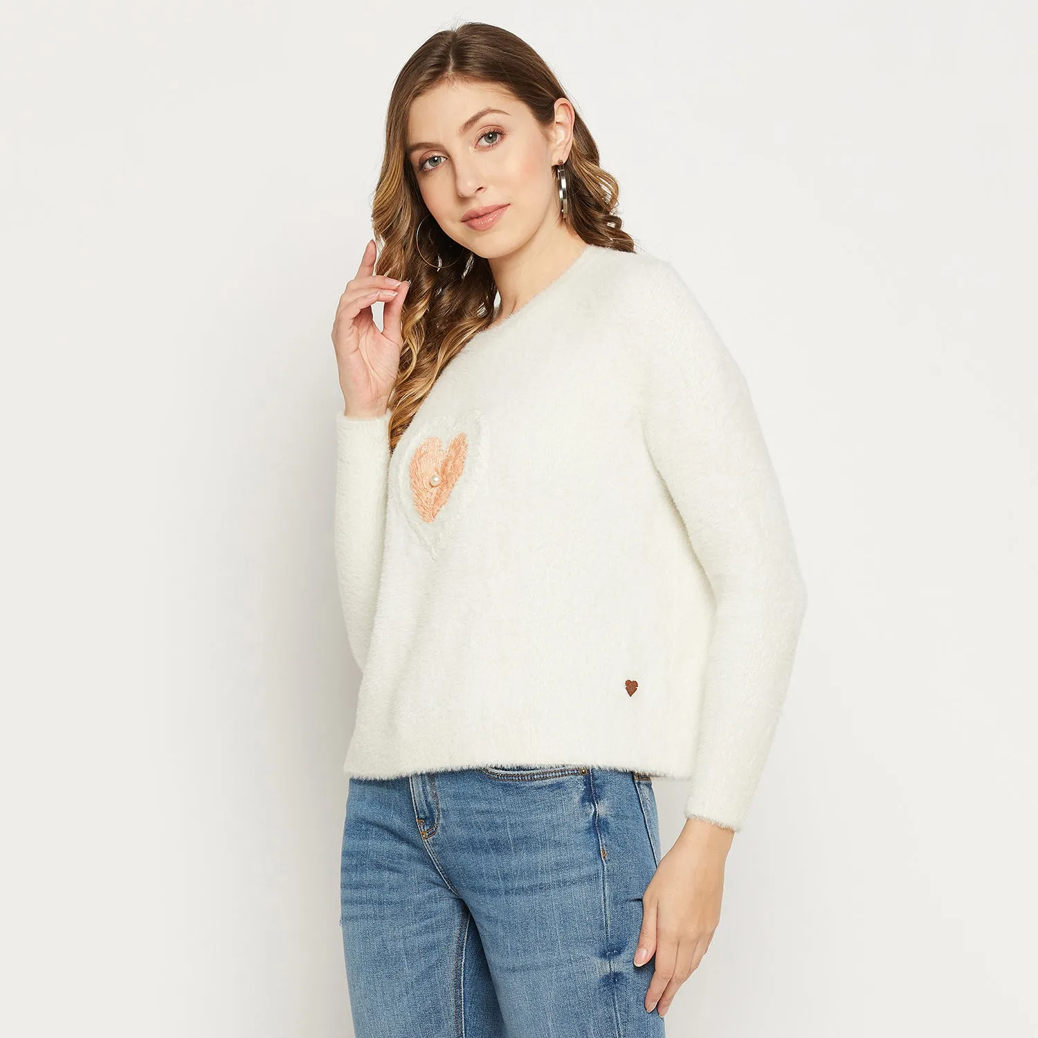 Duke Stardust Women Full Sleeve Sweater (SDS935)