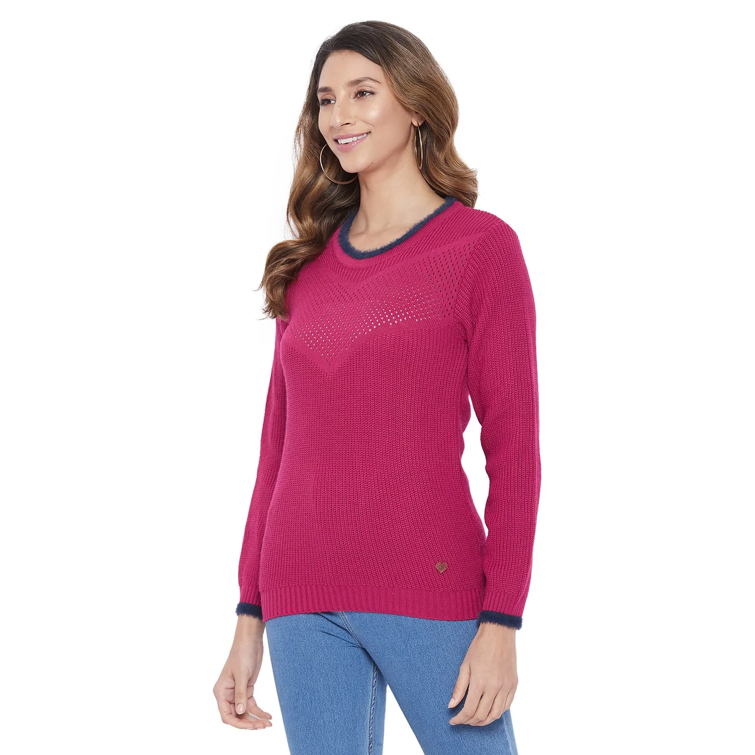 Duke Stardust Women Full Sleeve Sweater (SDS937)