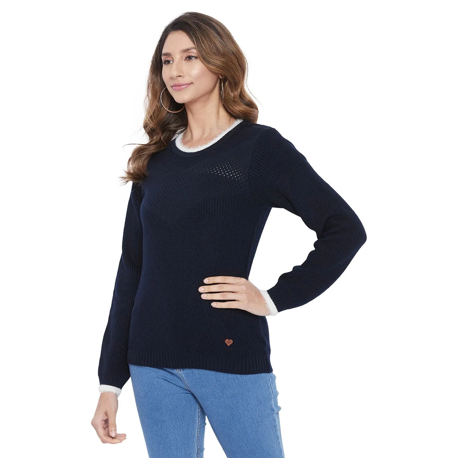 Duke Stardust Women Full Sleeve Sweater (SDS937)
