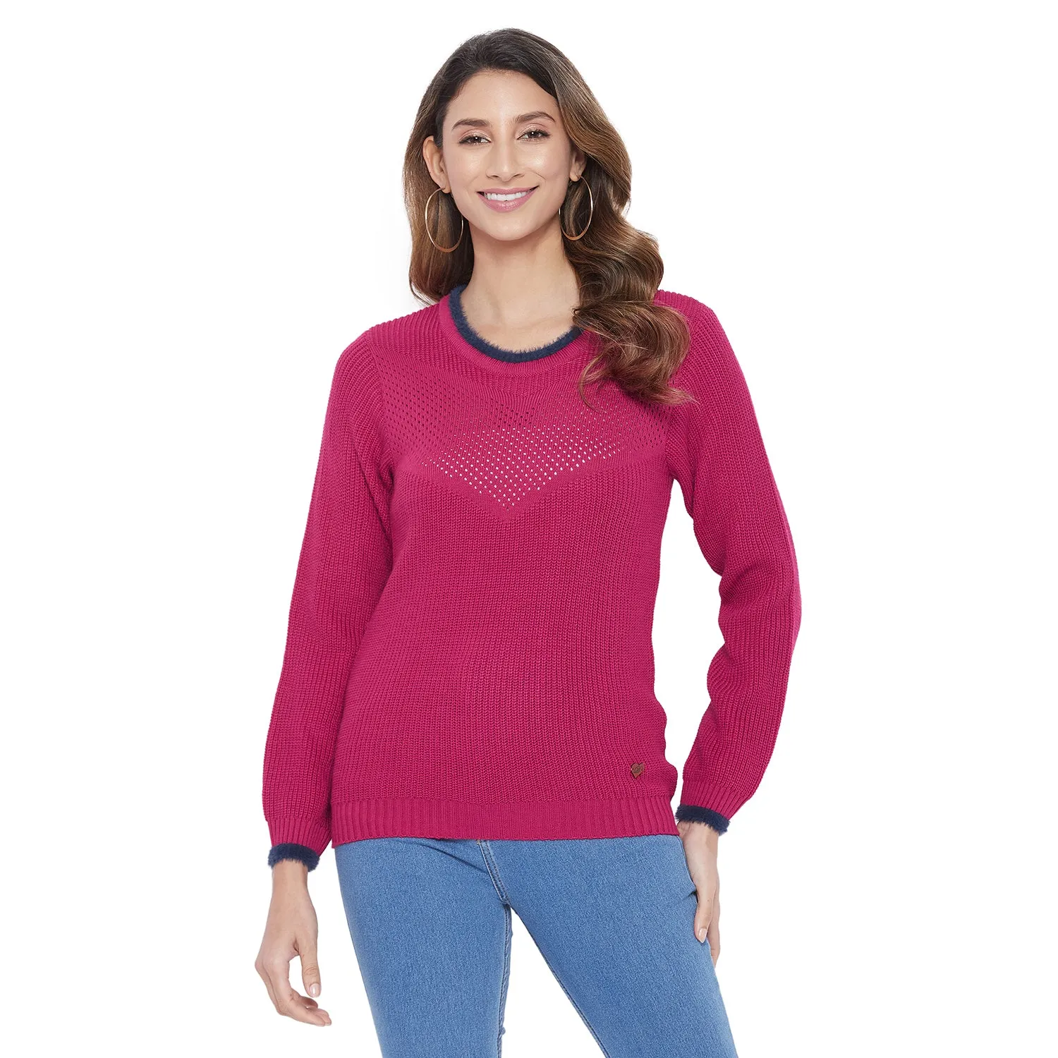 Duke Stardust Women Full Sleeve Sweater (SDS937)
