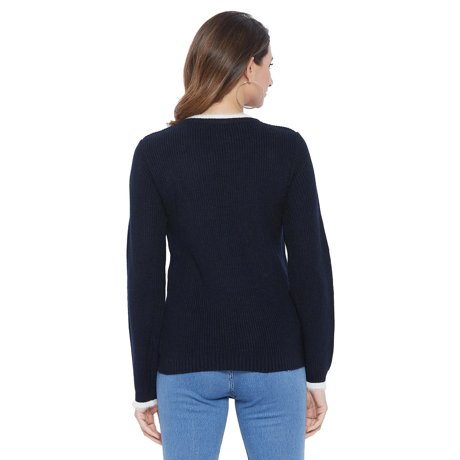 Duke Stardust Women Full Sleeve Sweater (SDS937)