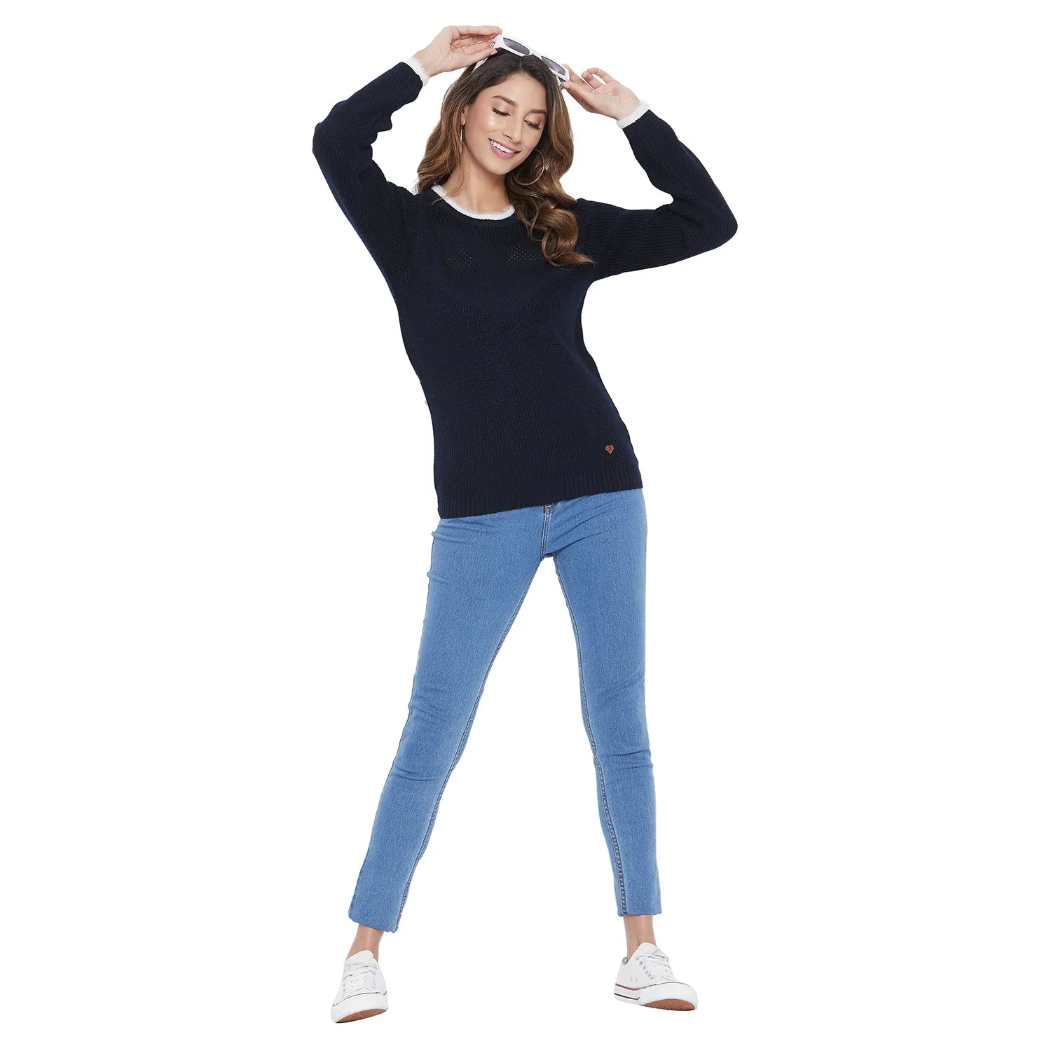 Duke Stardust Women Full Sleeve Sweater (SDS937)