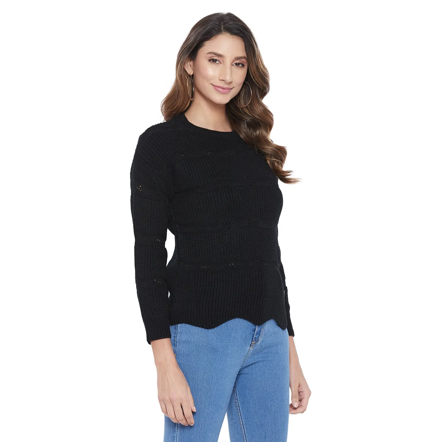 Duke Stardust Women Full Sleeve Sweater (SDS938)