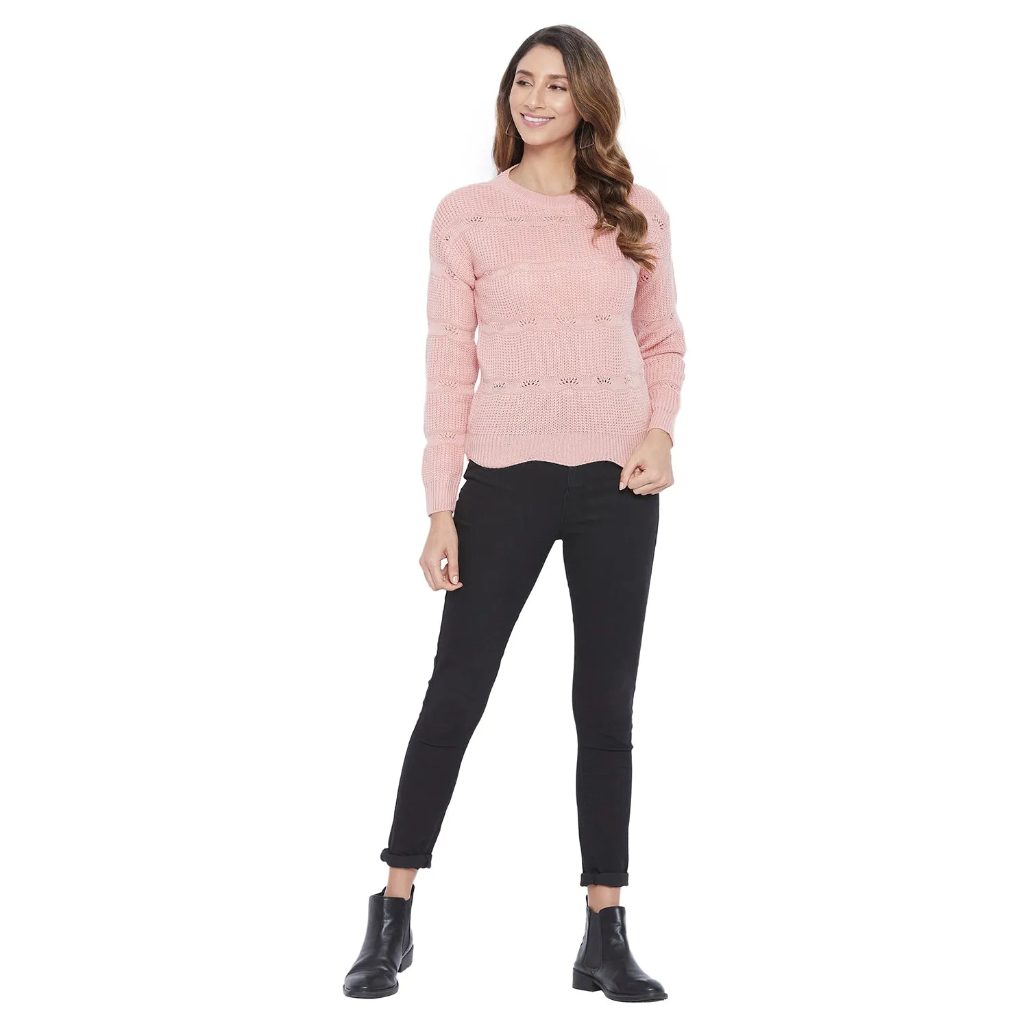 Duke Stardust Women Full Sleeve Sweater (SDS938)