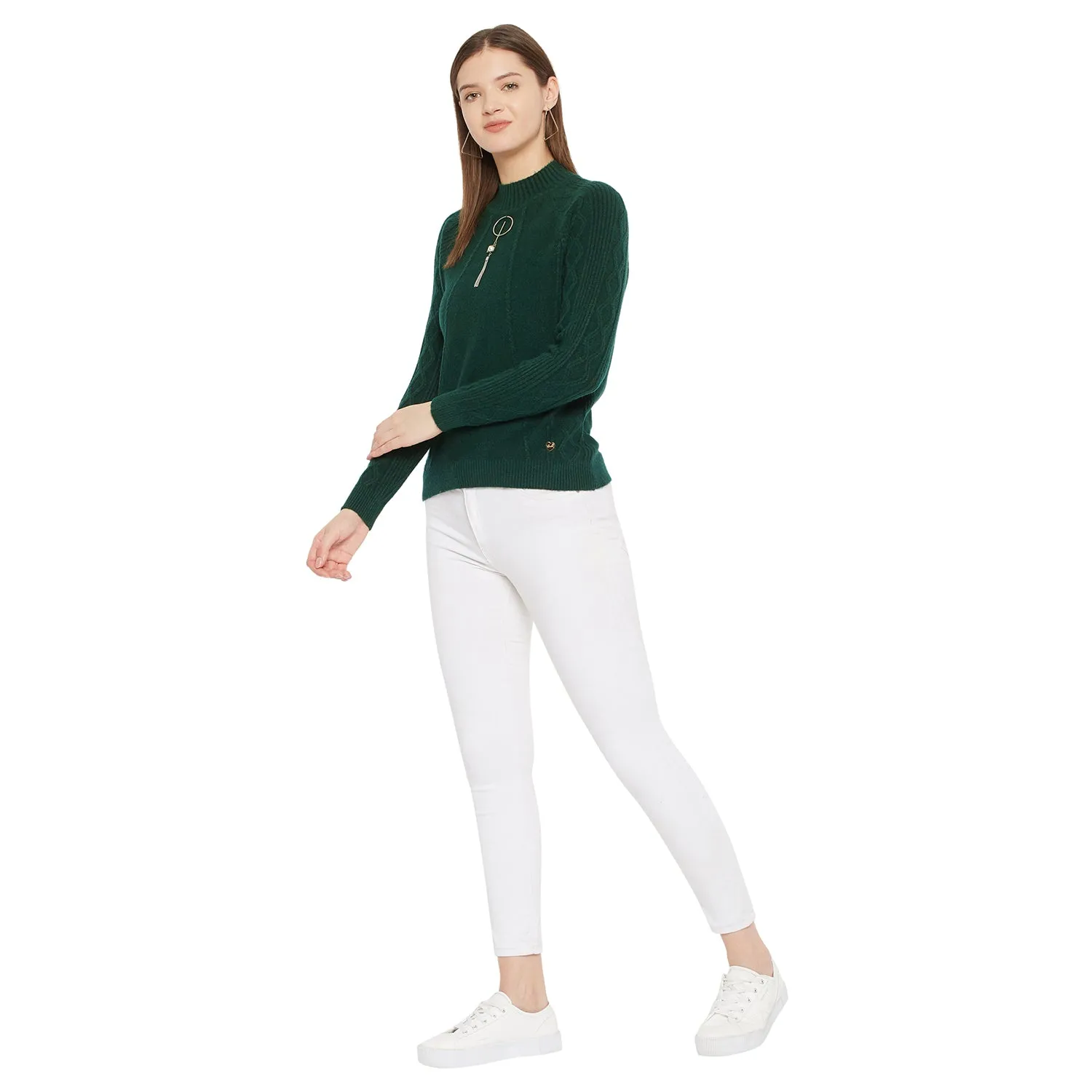 Duke Stardust Women Full Sleeve Sweater (SDS942)
