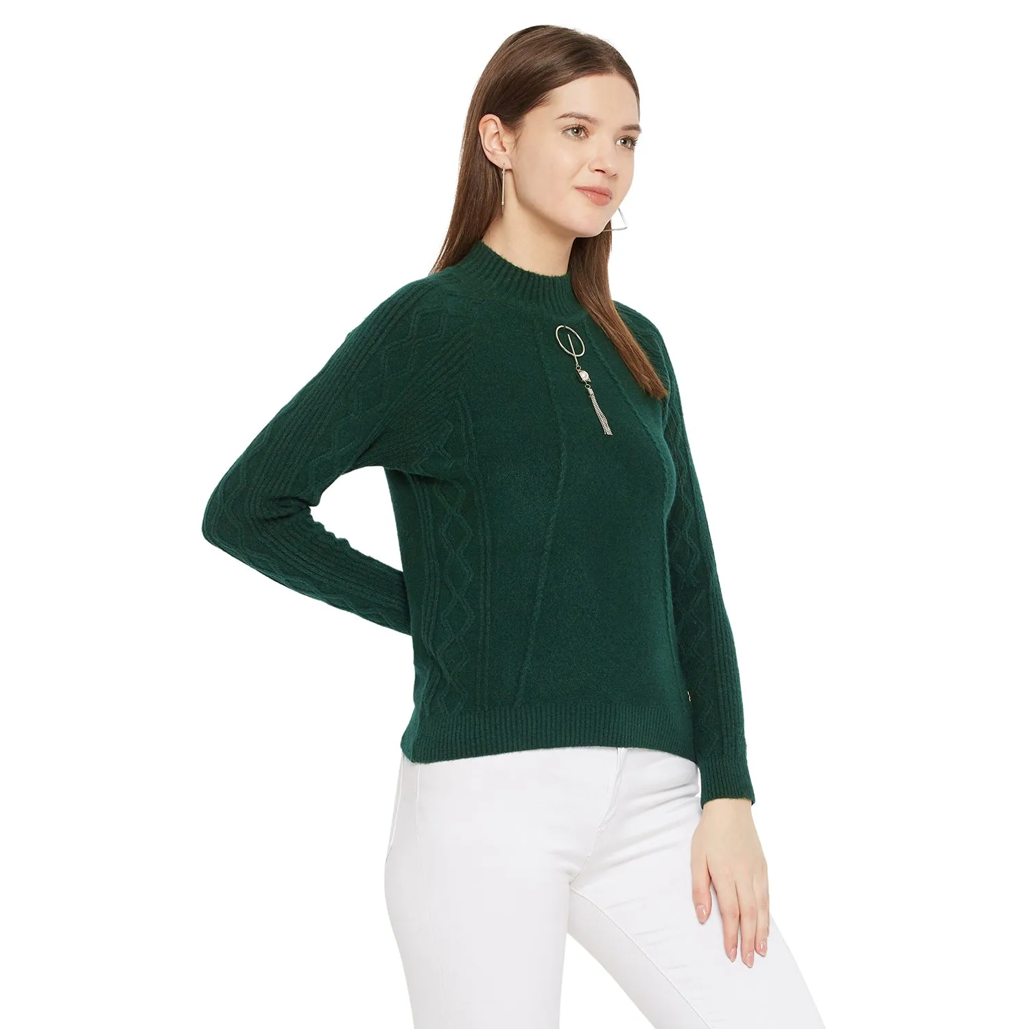 Duke Stardust Women Full Sleeve Sweater (SDS942)