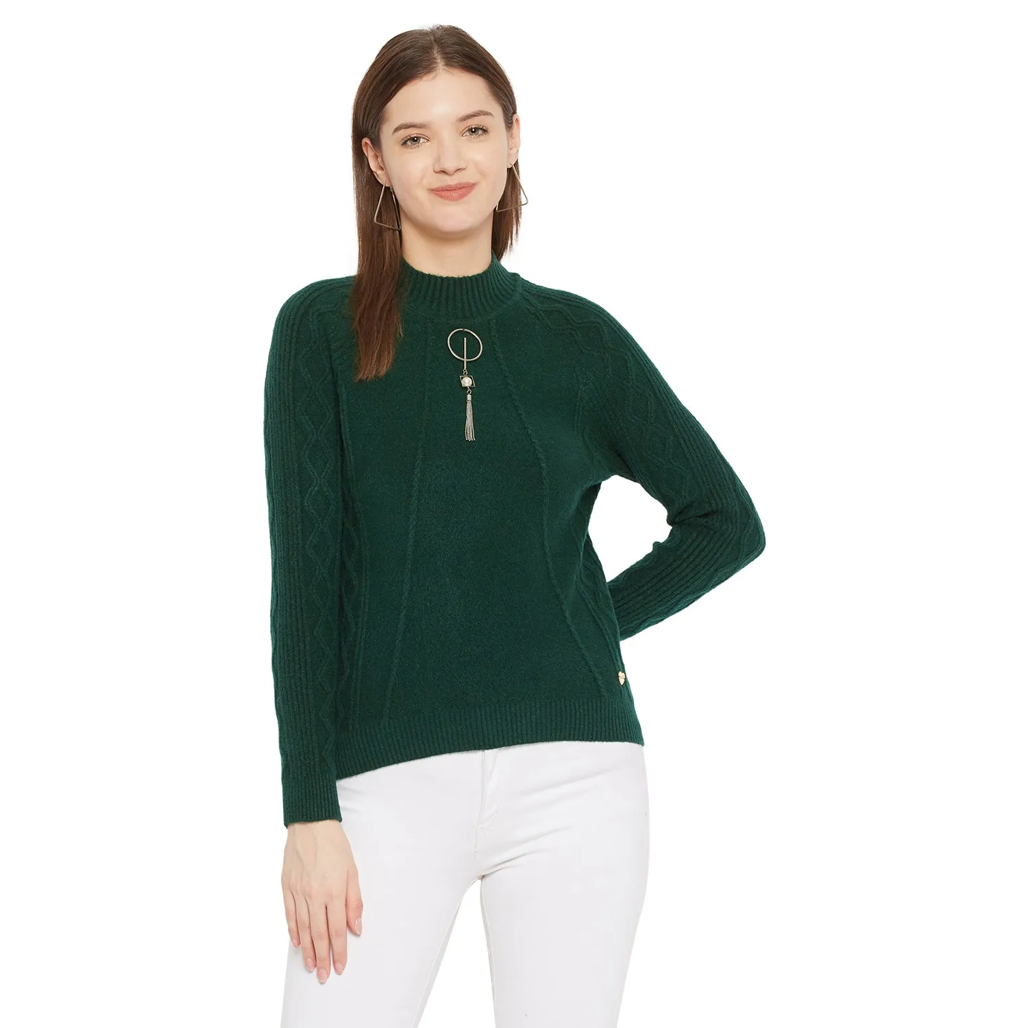 Duke Stardust Women Full Sleeve Sweater (SDS942)