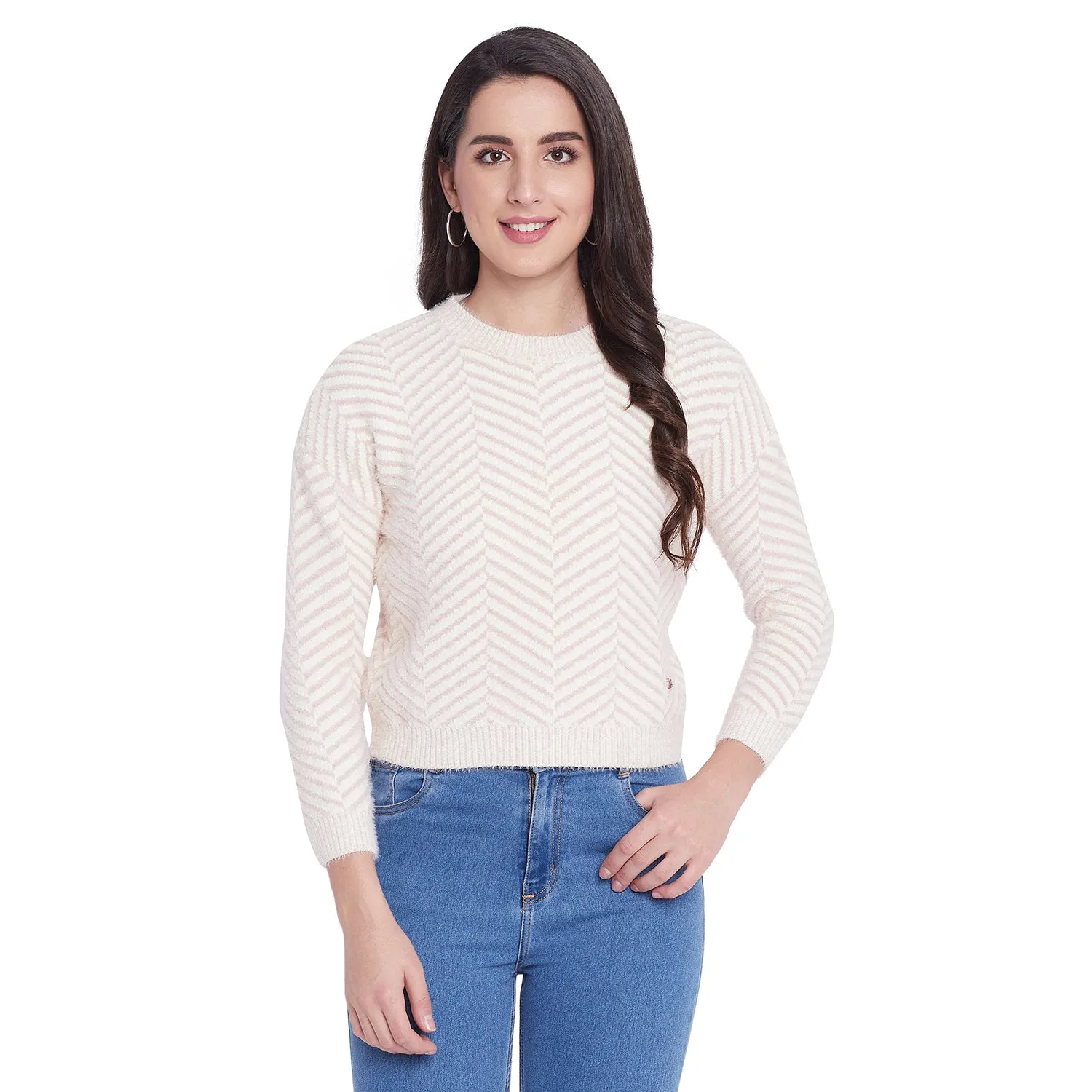 Duke Stardust Women Full Sleeve Sweater (SDS963)