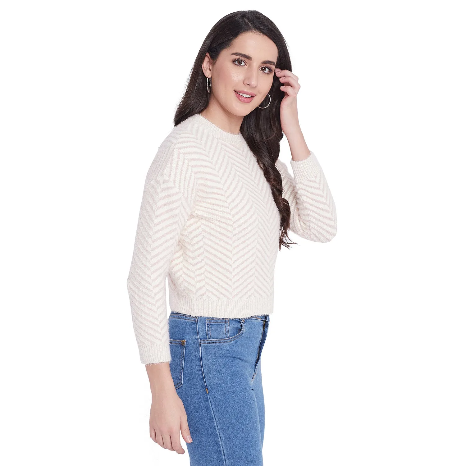 Duke Stardust Women Full Sleeve Sweater (SDS963)