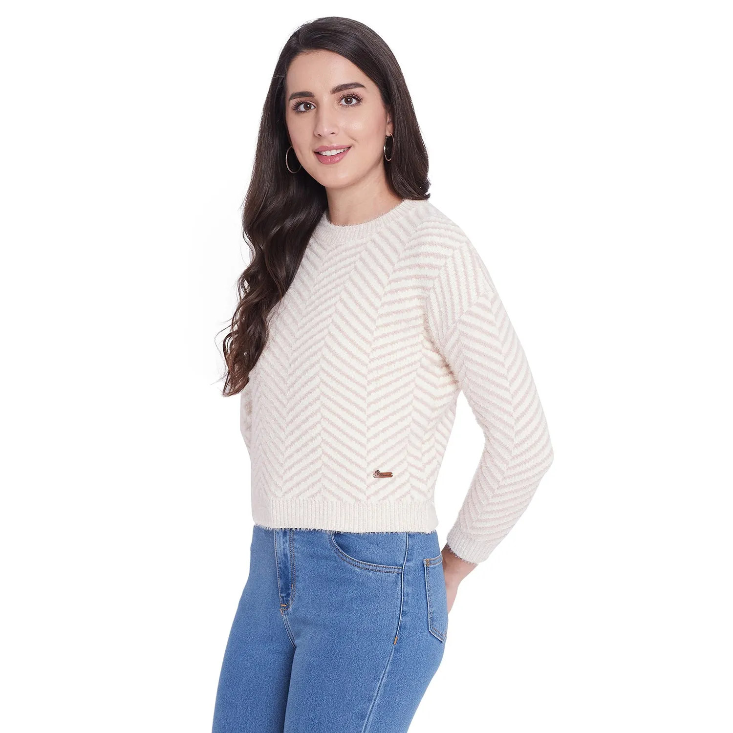 Duke Stardust Women Full Sleeve Sweater (SDS963)