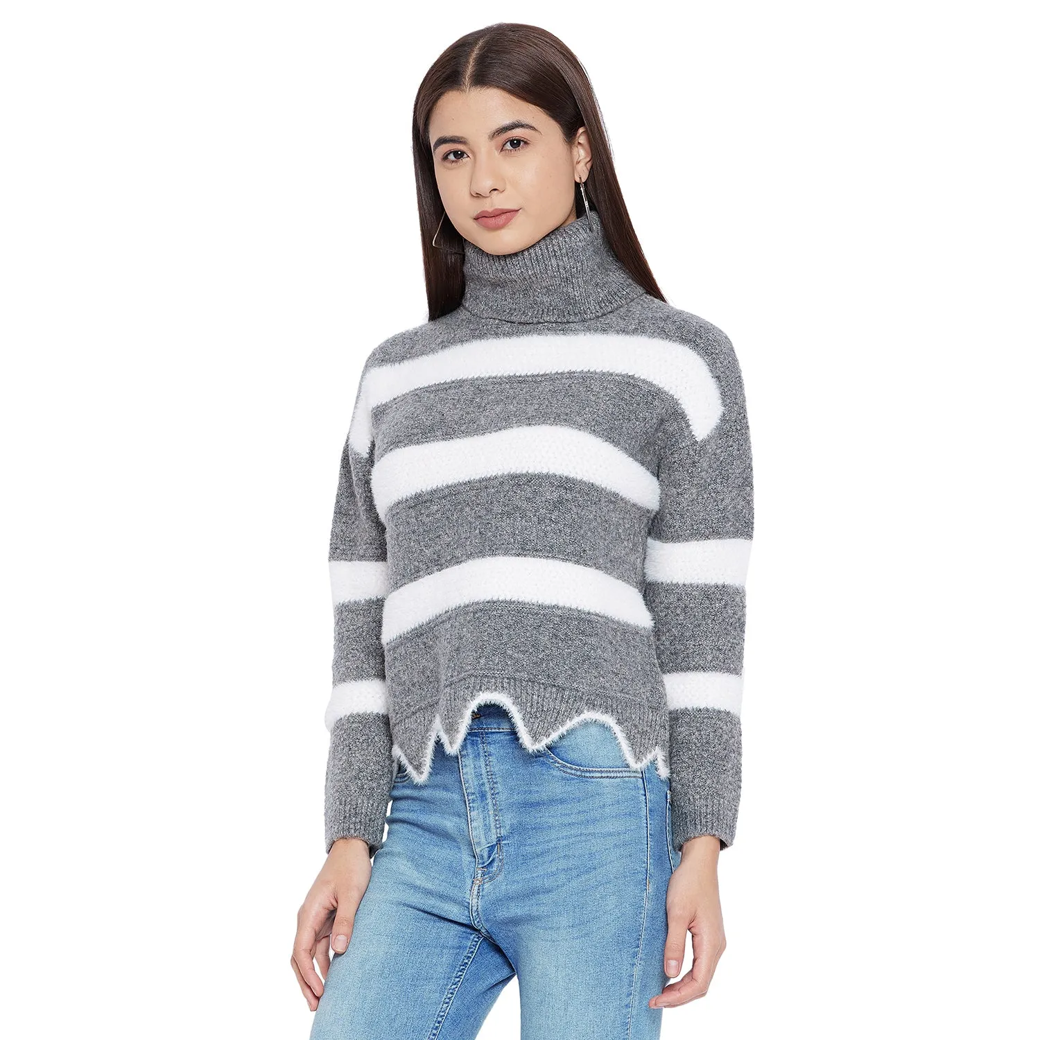 Duke Stardust Women Full Sleeve Sweater (SDS980)