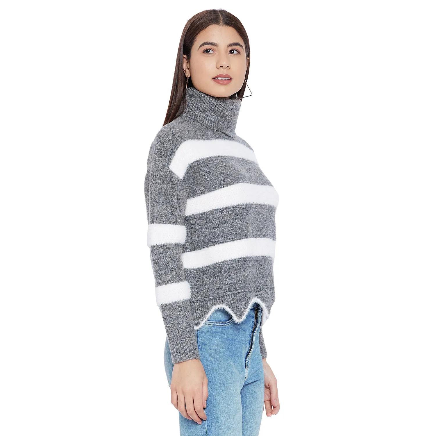 Duke Stardust Women Full Sleeve Sweater (SDS980)