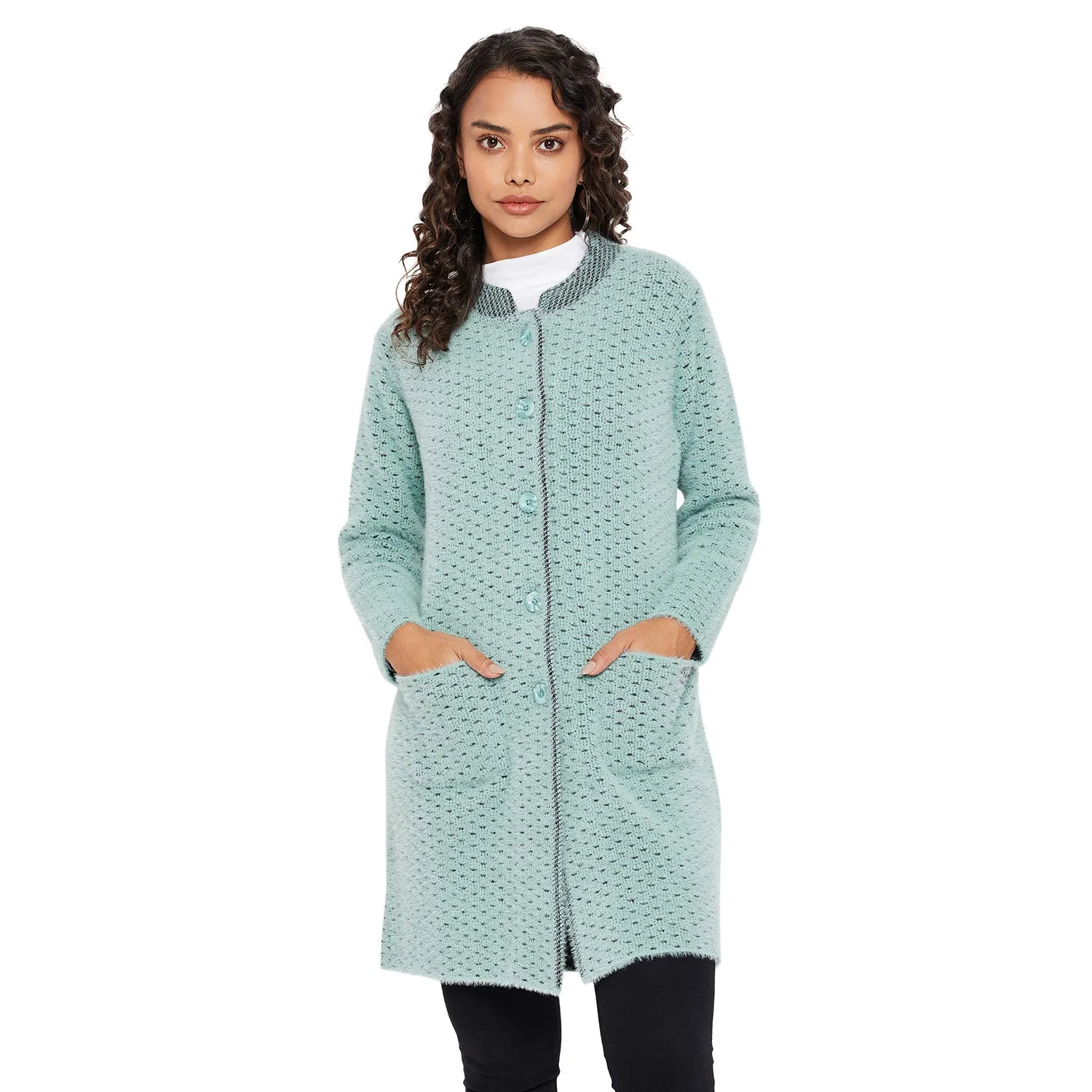 Duke Stardust Women Round Neck Cardigan  (SDS1087)