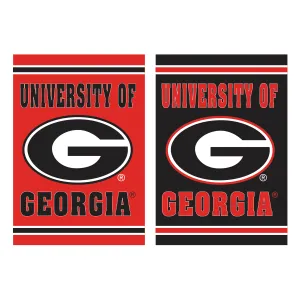Embossed Suede Flag, GDN Size, University of Georgia,14es914