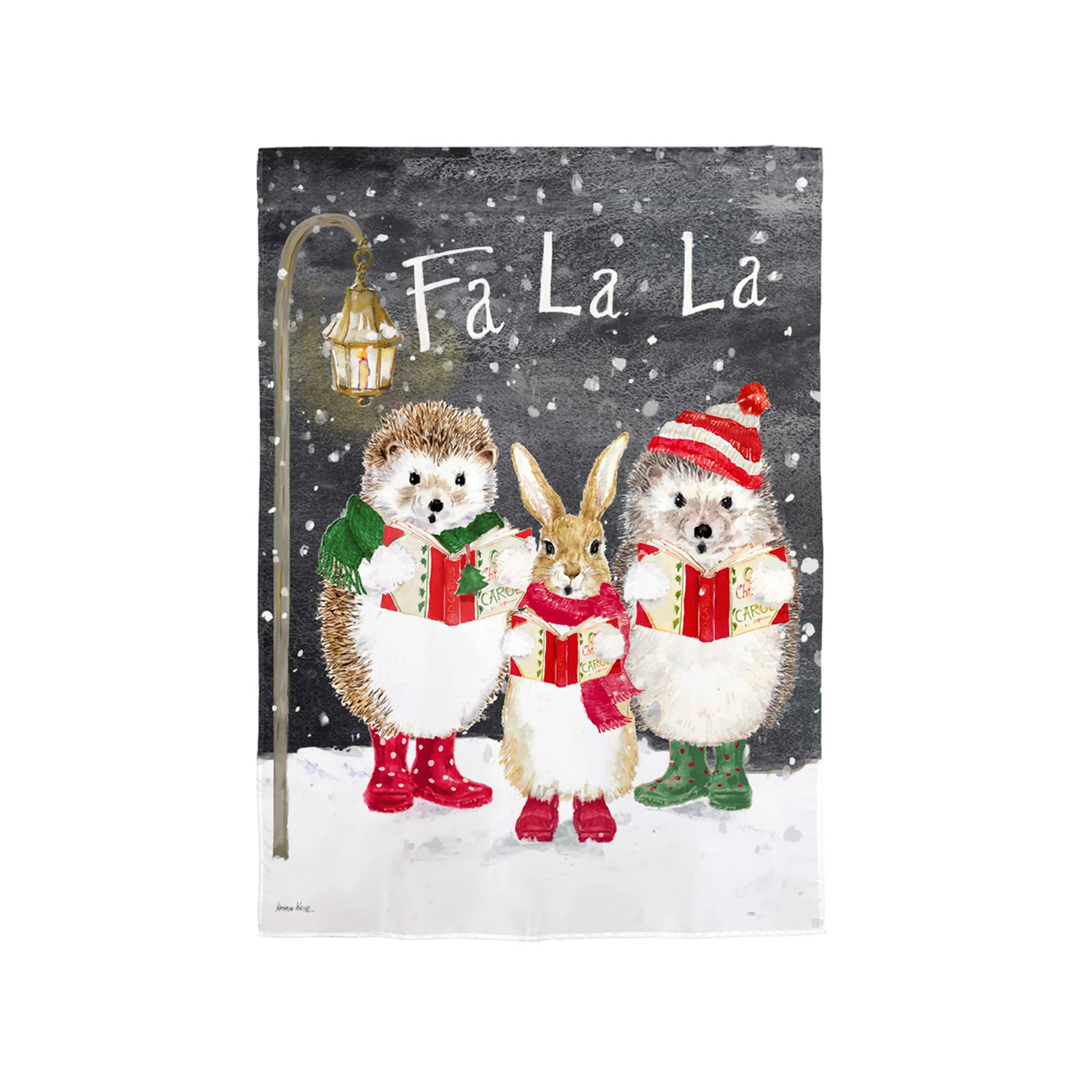 Fa La La Suede House Flag,13s11326
