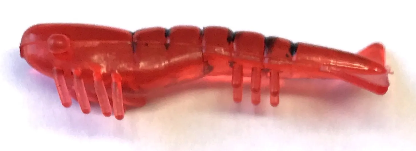Gladiator Smash Bait Prawn 5cm Soft Plastic Fishing Lure