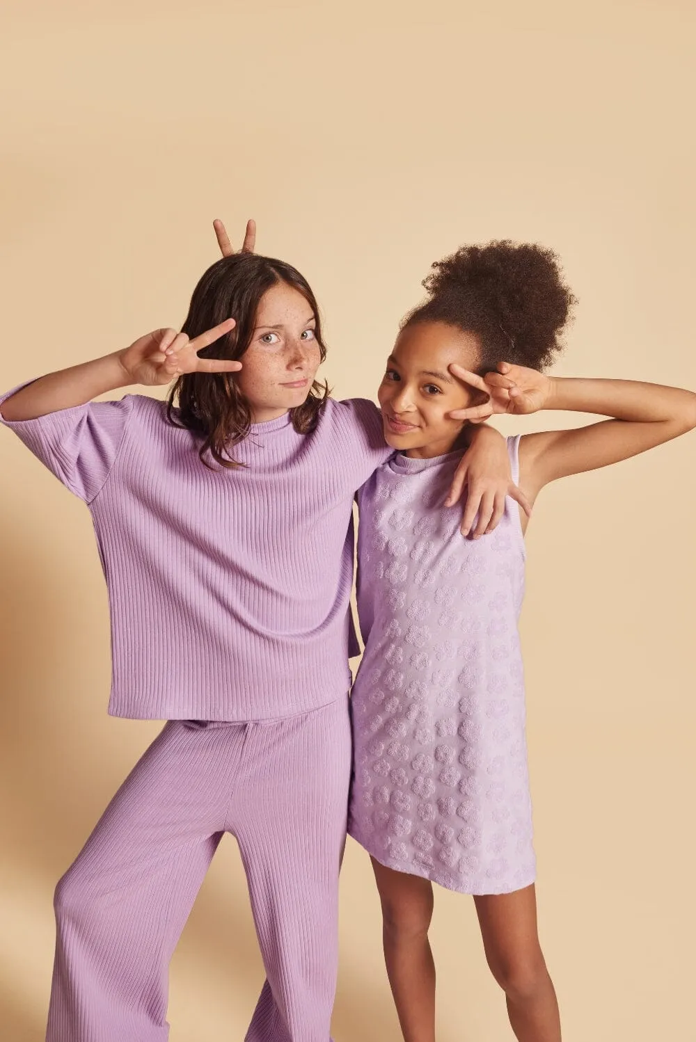 Grow with me Tunic Dress | Lavender Macaron Flowers