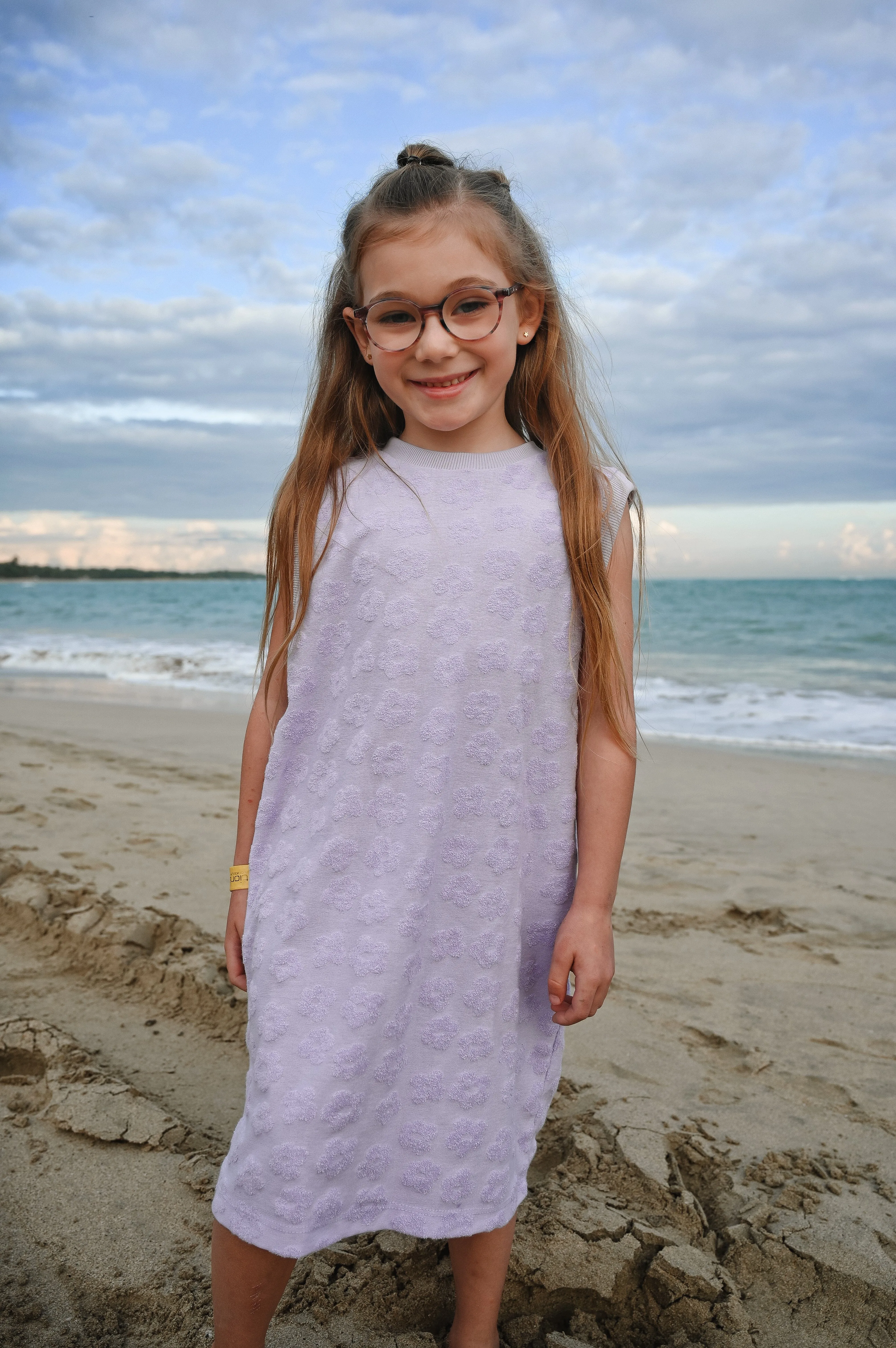 Grow with me Tunic Dress | Lavender Macaron Flowers