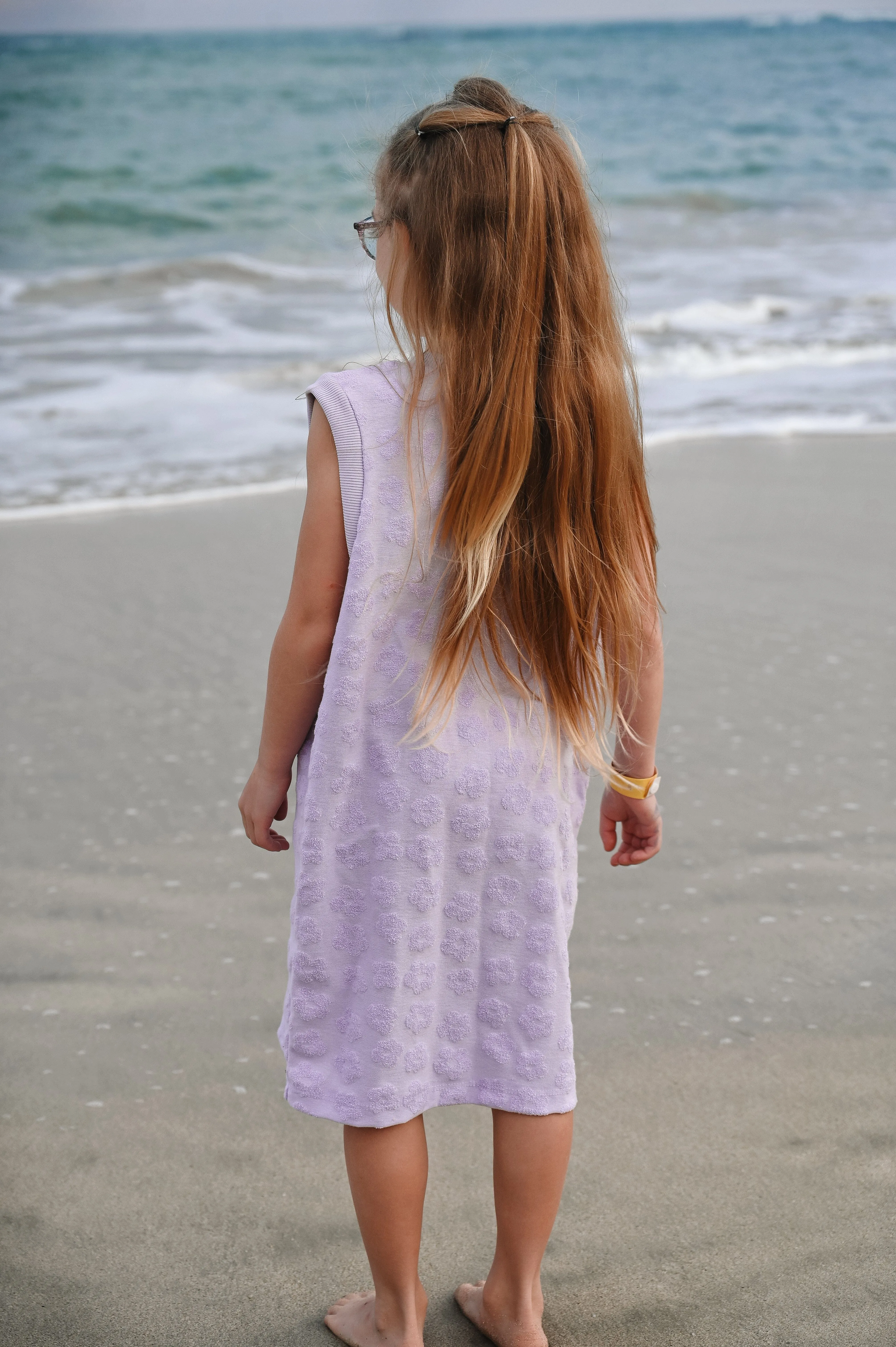 Grow with me Tunic Dress | Lavender Macaron Flowers