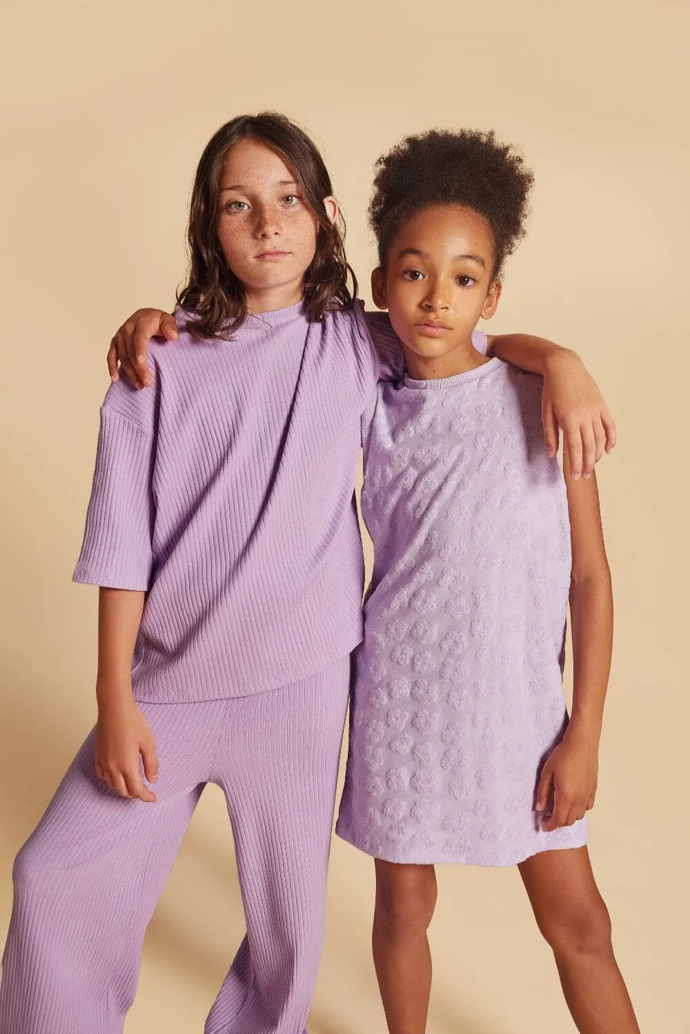 Grow with me Tunic Dress | Lavender Macaron Flowers