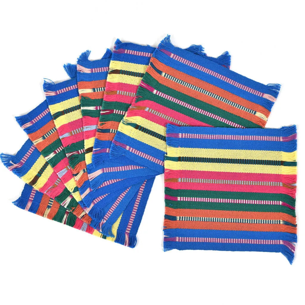 Guatemala Hand Woven Celebration Coasters | Festival