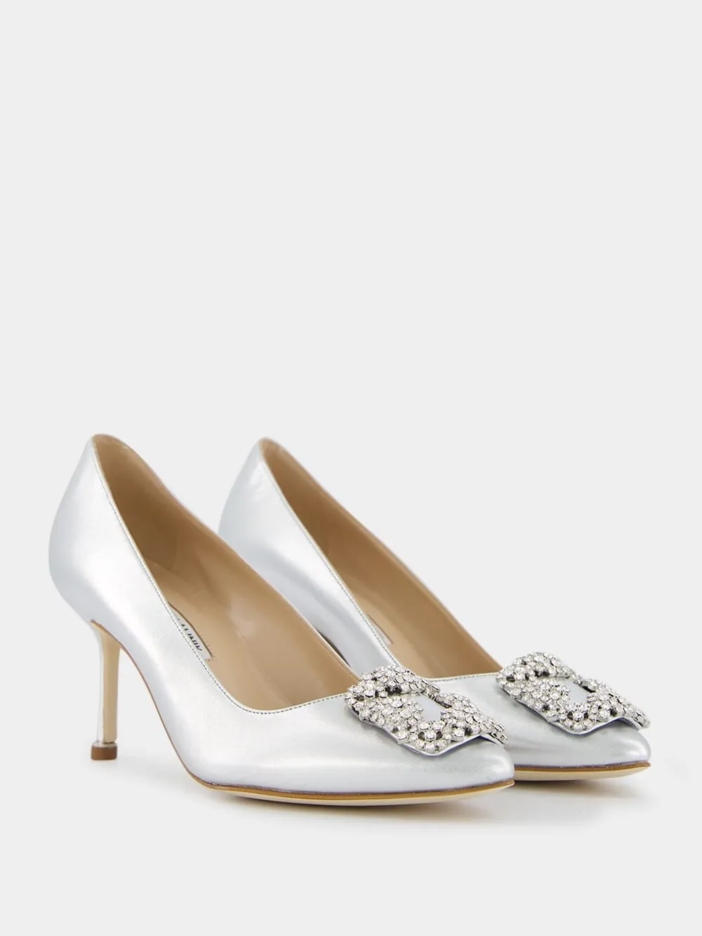 Hangisi 70mm Leather Pumps