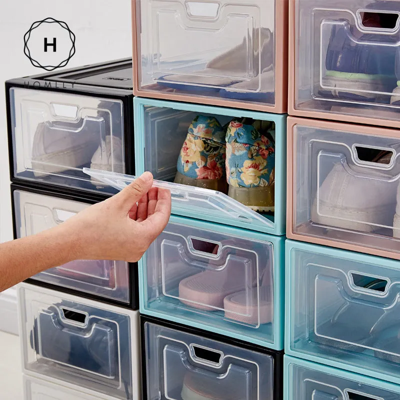 Homlly Stackable Storage Shoe Box