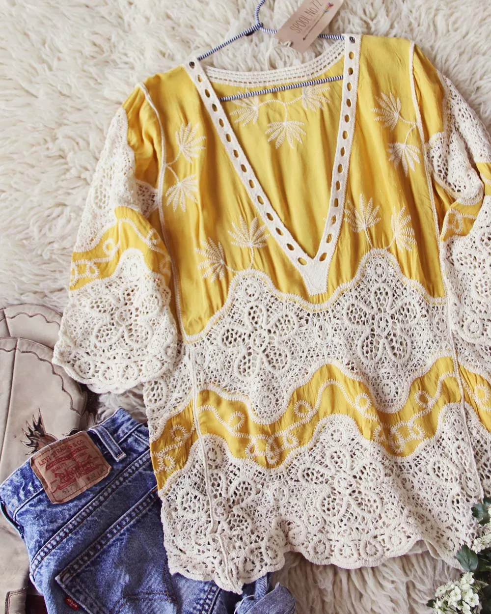 Honey   Lace Tunic Top