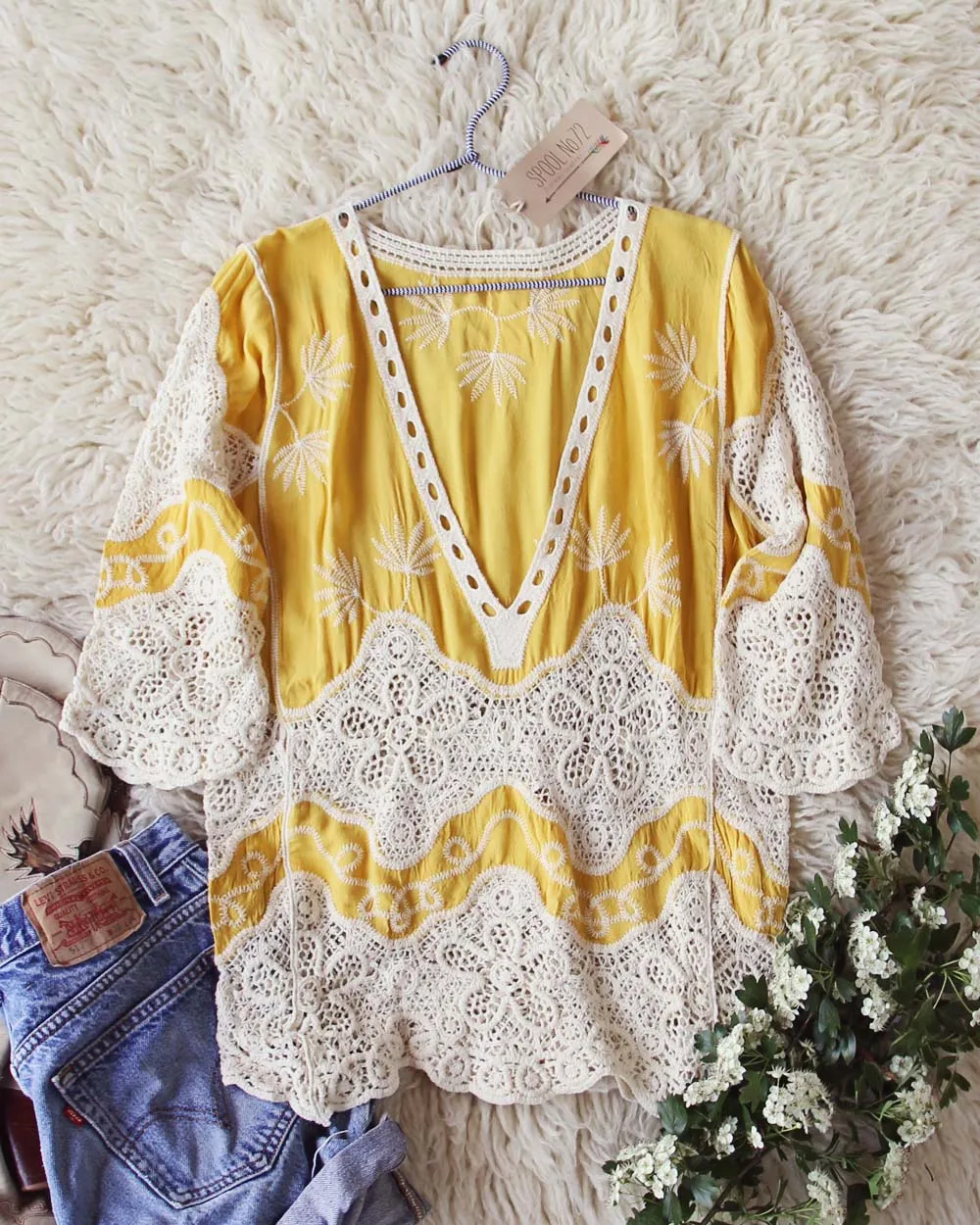 Honey   Lace Tunic Top